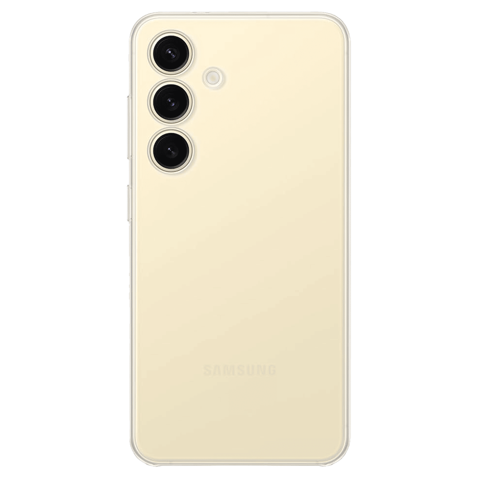 SAMSUNG GPFPS921SAATI Polycarbonate Back Cover for Galaxy S24 5G (Scratch Resistant Coating, Transparent)_3