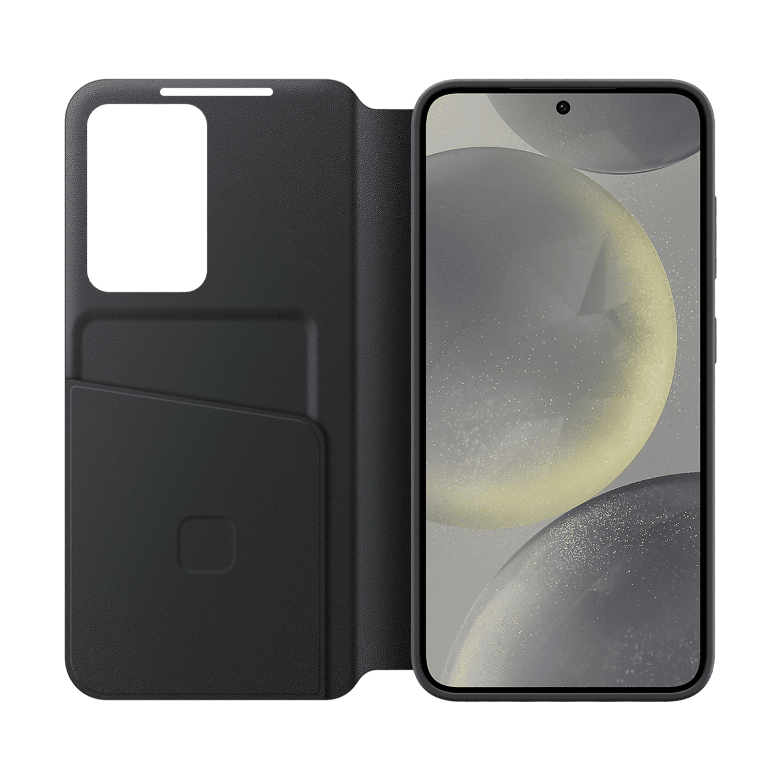 SAMSUNG Flip Cover for SAMSUNG Galaxy S24 (Handy Hidden Pocket, Black)_7