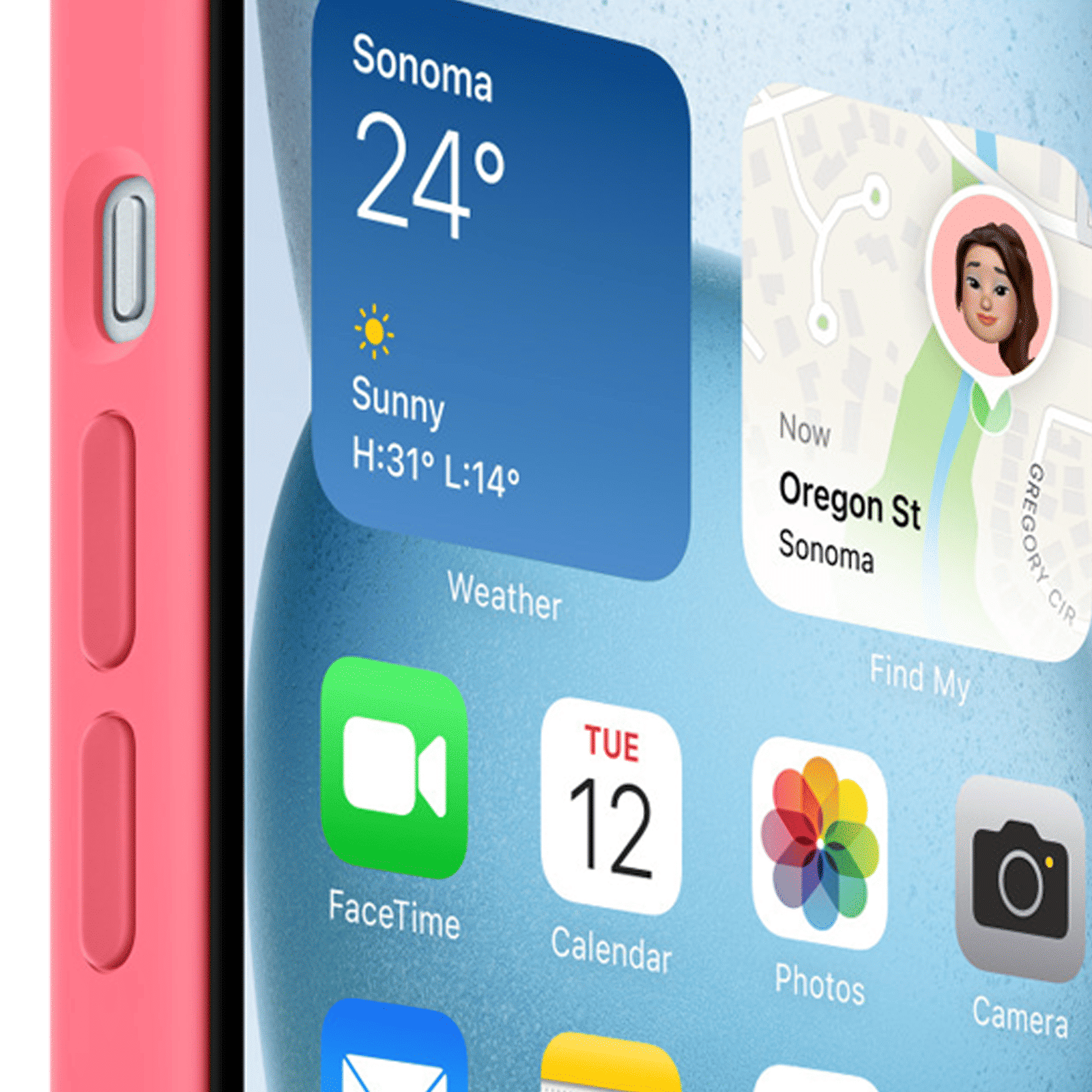 Apple Soft Silicone Back Cover for Apple iPhone 15 (Supports Wireless Charging, Pink)_4