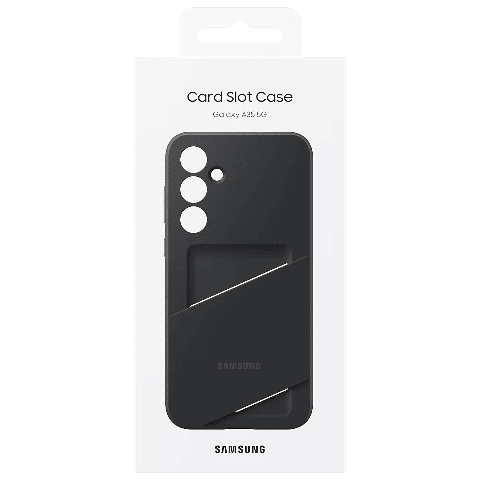 SAMSUNG TPU Back Cover for SAMSUNG Galaxy A35 5G (Card Slot, Black)_8