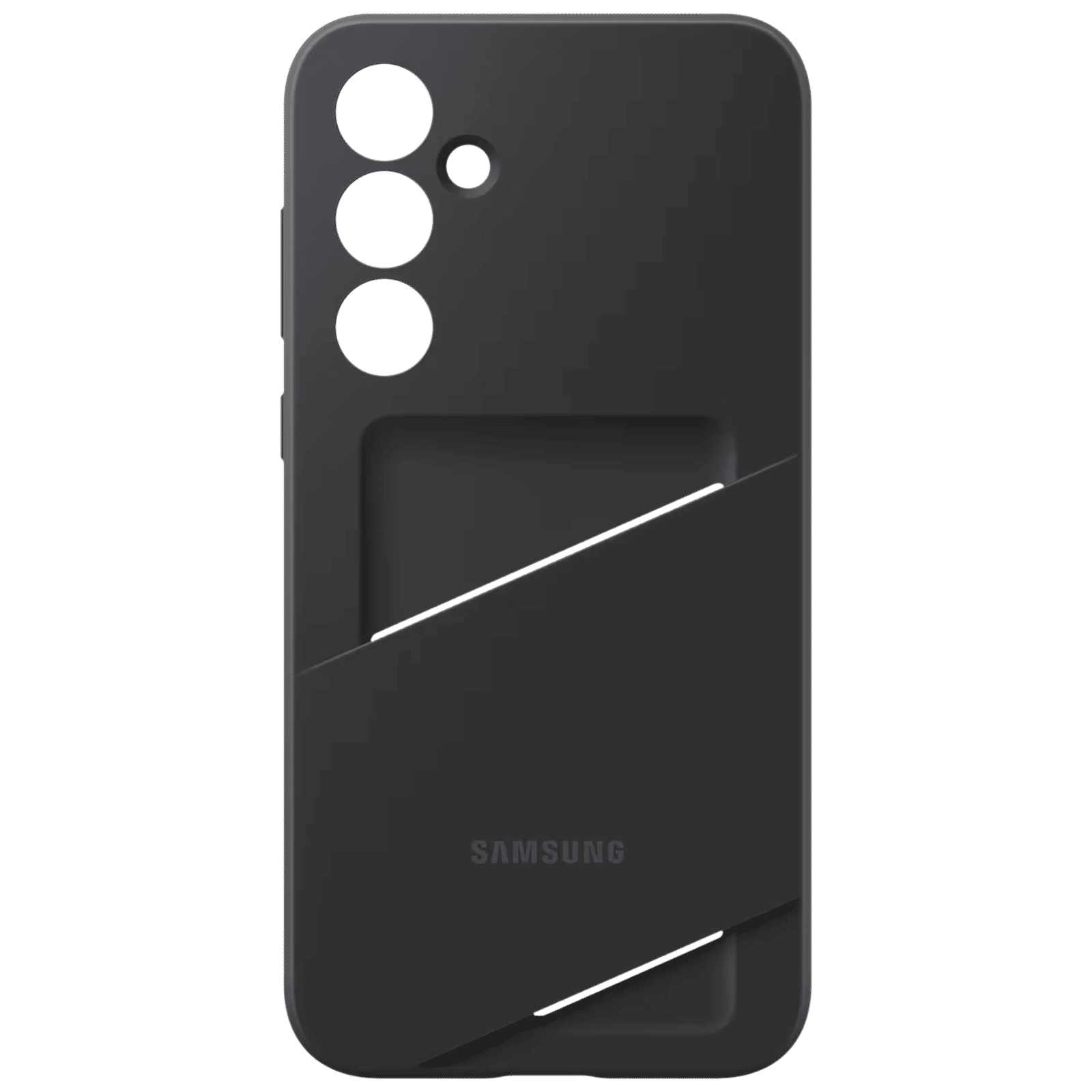 SAMSUNG TPU Back Cover for SAMSUNG Galaxy A35 5G (Card Slot, Black)_3