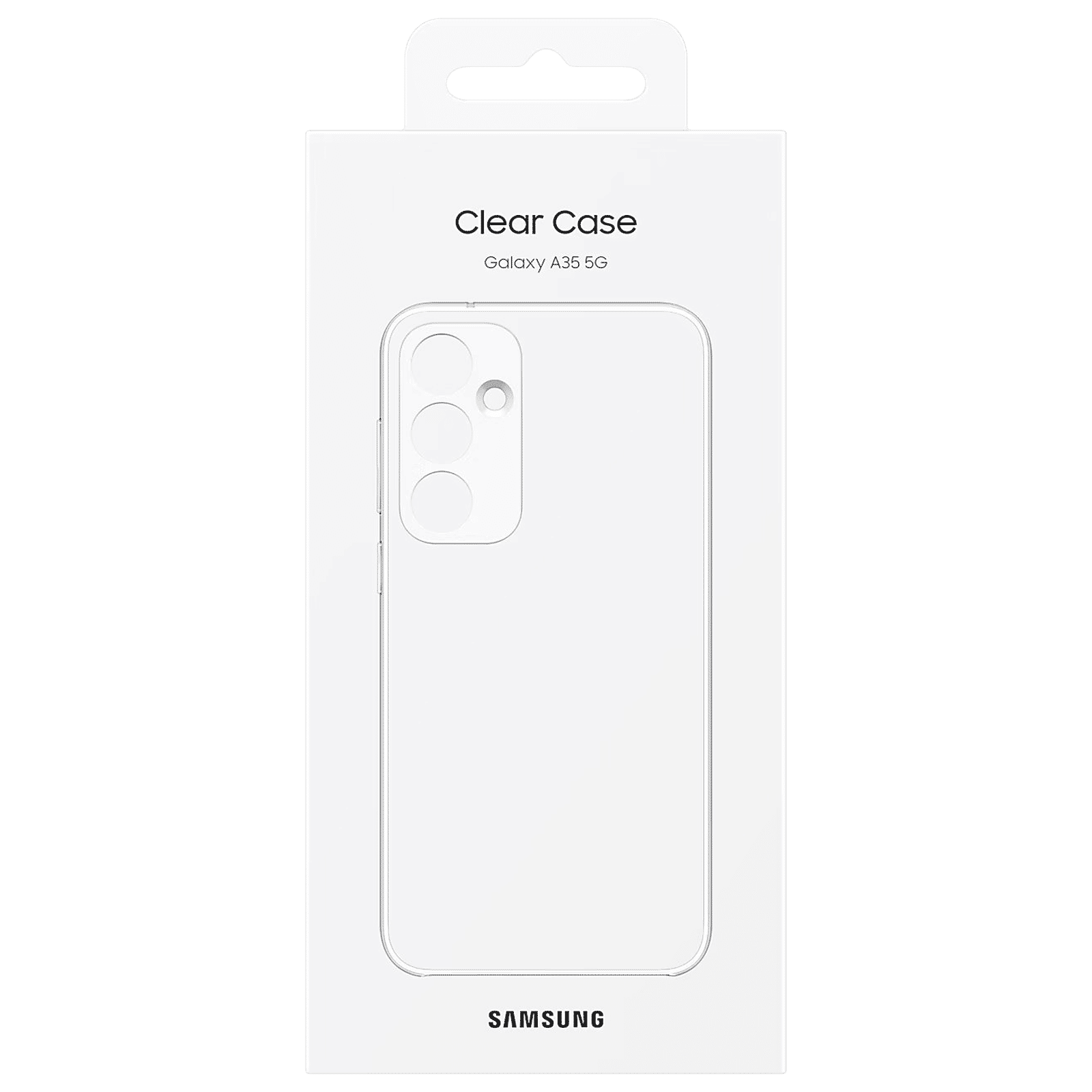 SAMSUNG Back Cover for SAMSUNG Galaxy A35 5G (Scratch Resistant Coating, Transparent)_6