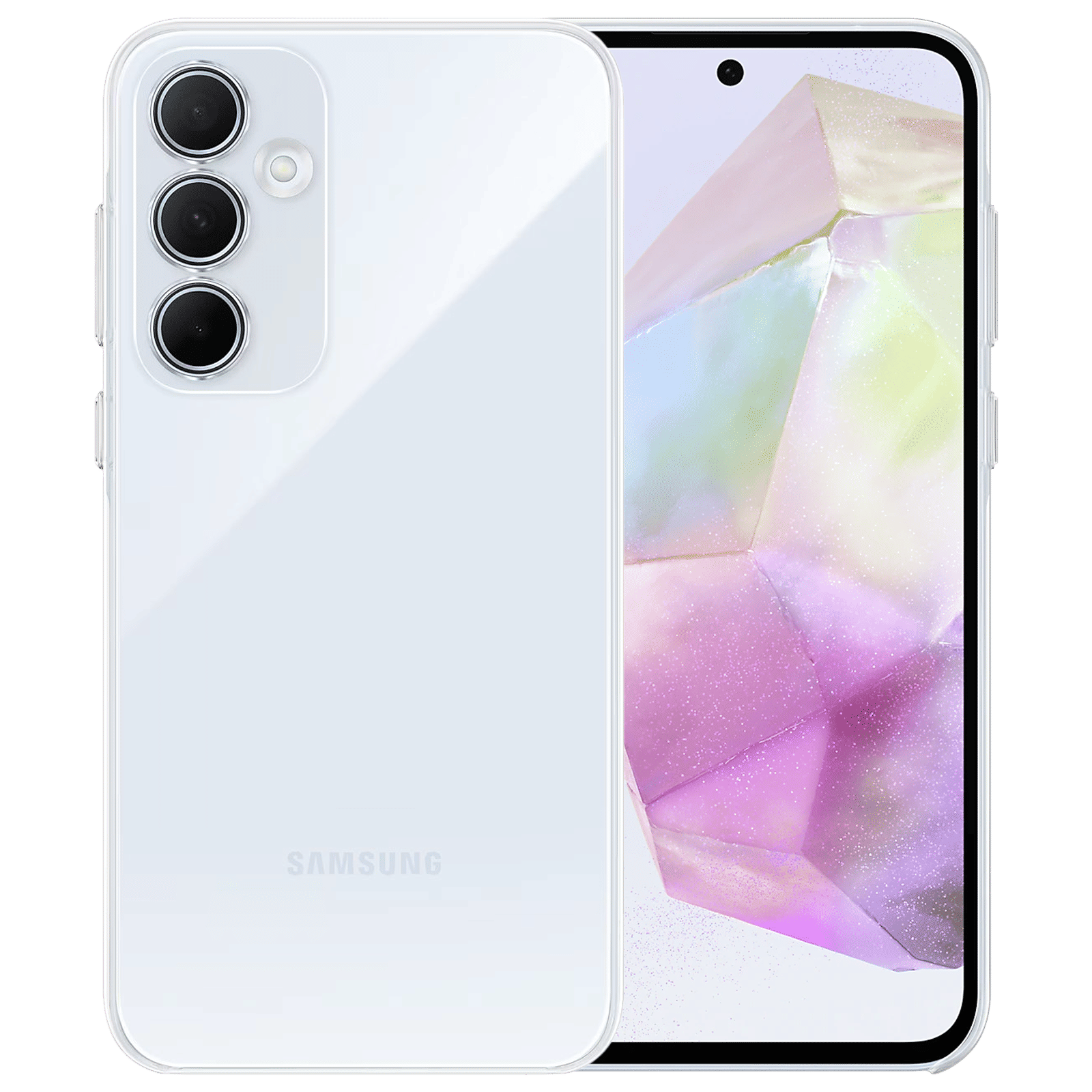 SAMSUNG Back Cover for SAMSUNG Galaxy A35 5G (Scratch Resistant Coating, Transparent)_1