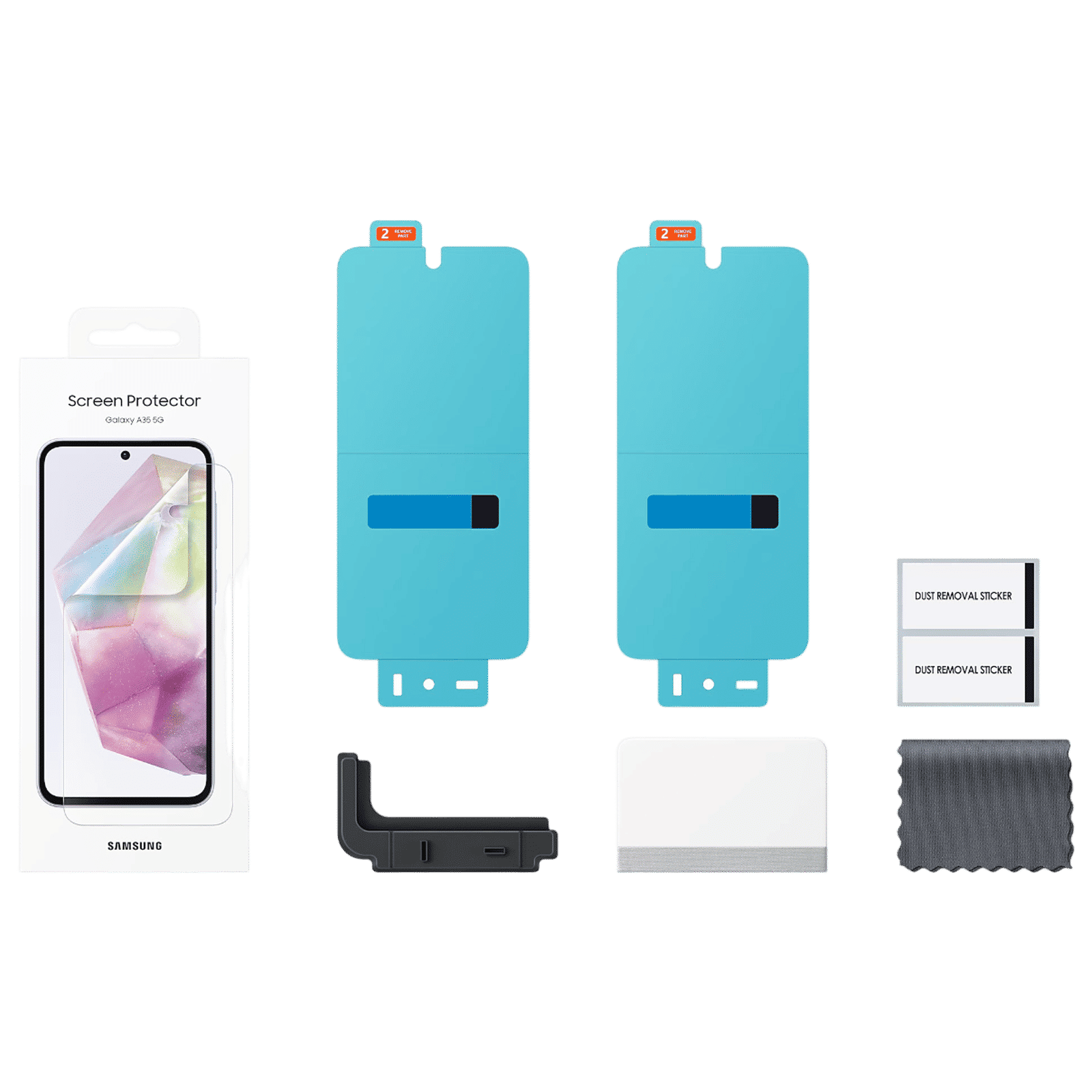 SAMSUNG Screen Protector for Galaxy A35 (Transparent protection)_3