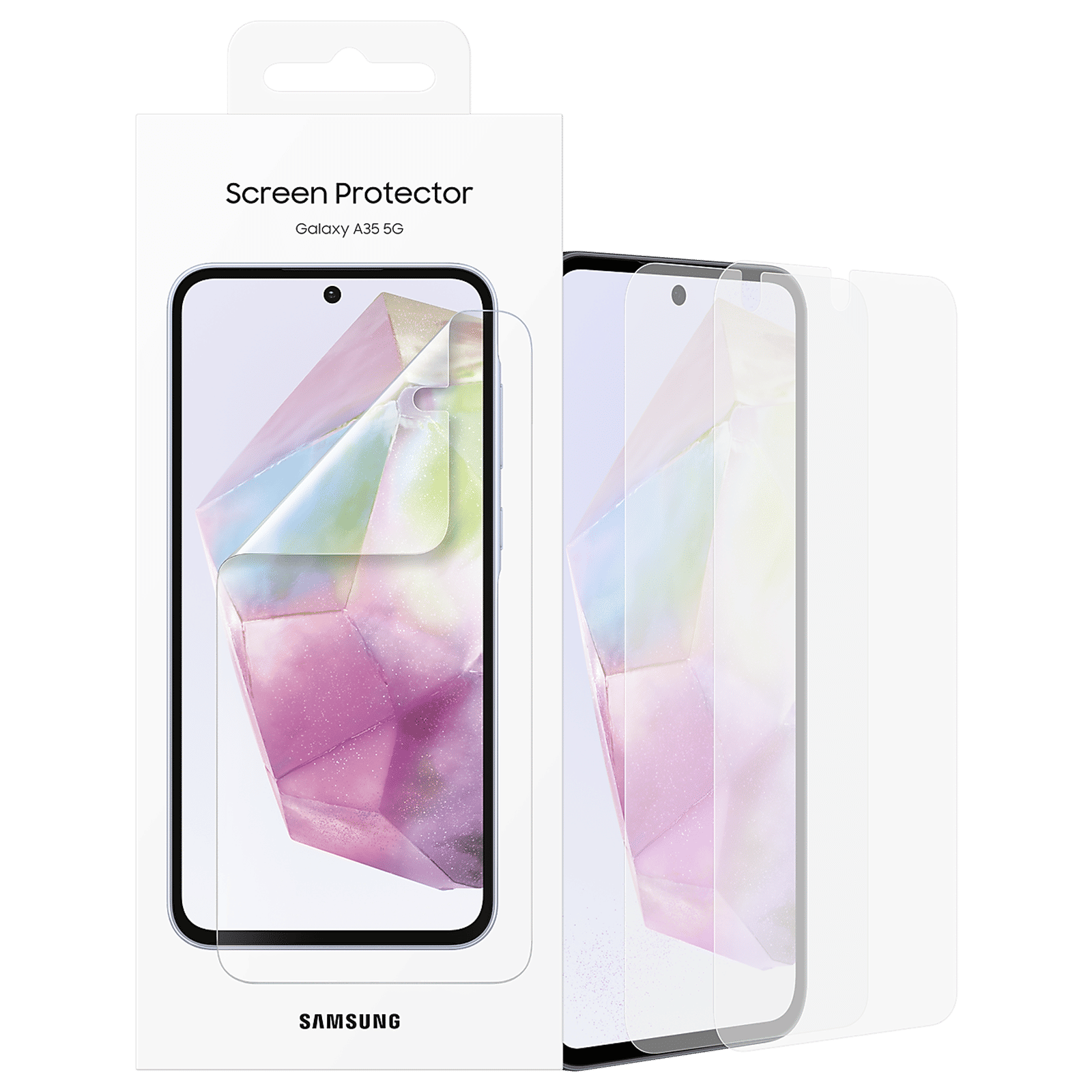SAMSUNG Screen Protector for Galaxy A35 (Transparent protection)_5