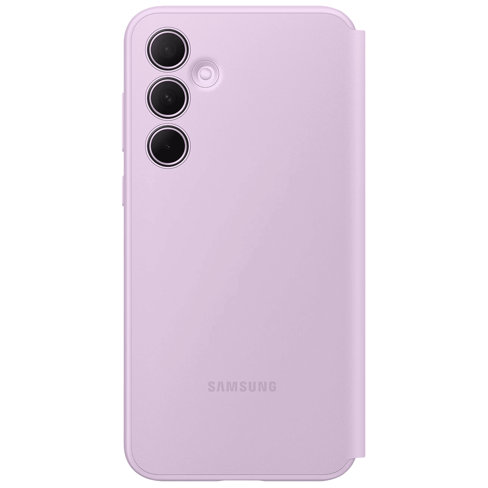 SAMSUNG Polyurethane Flip Cover for SAMSUNG Galaxy A35 5G (Small Smart Screen View, Lavender)_4