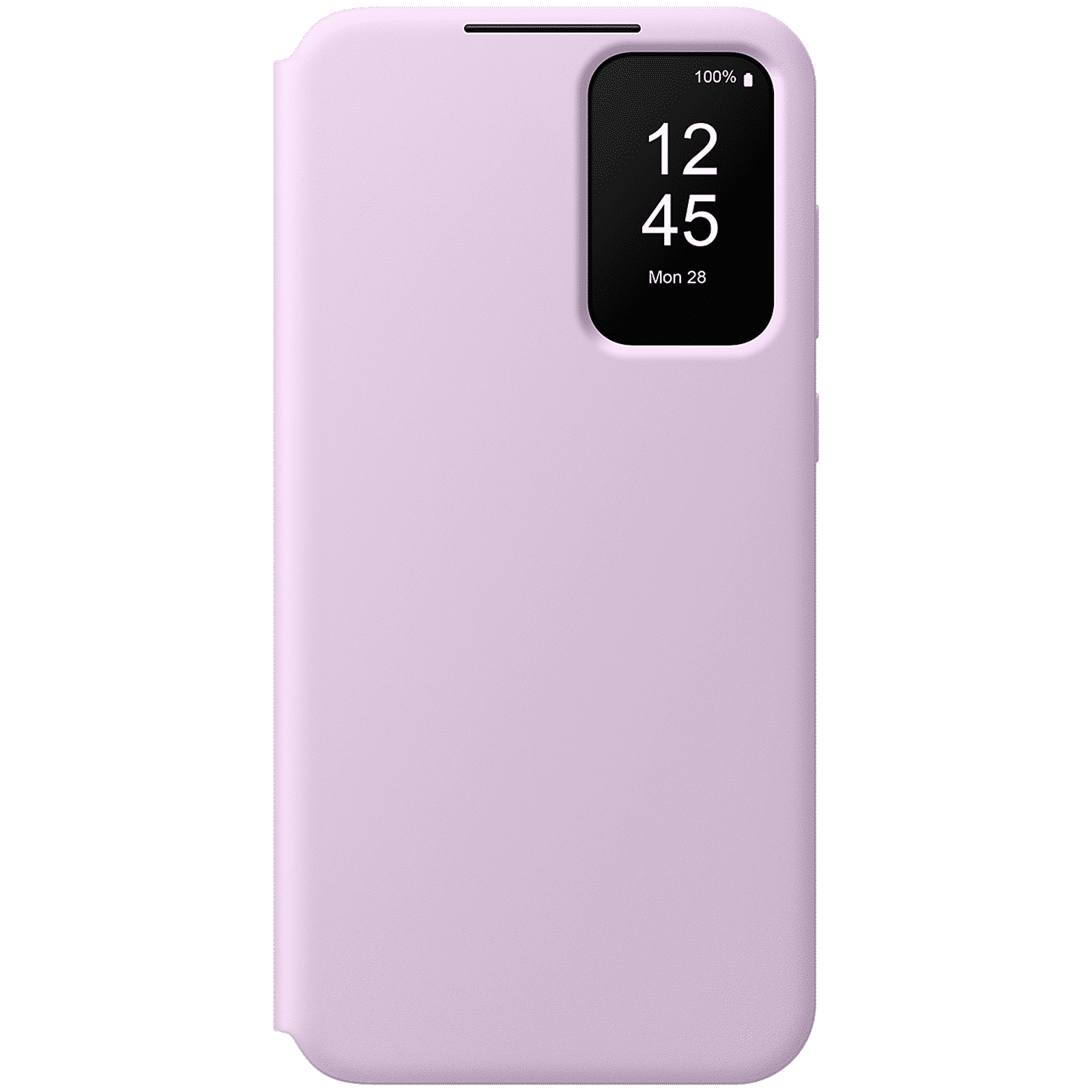 SAMSUNG Polyurethane Flip Cover for SAMSUNG Galaxy A35 5G (Small Smart Screen View, Lavender)_1