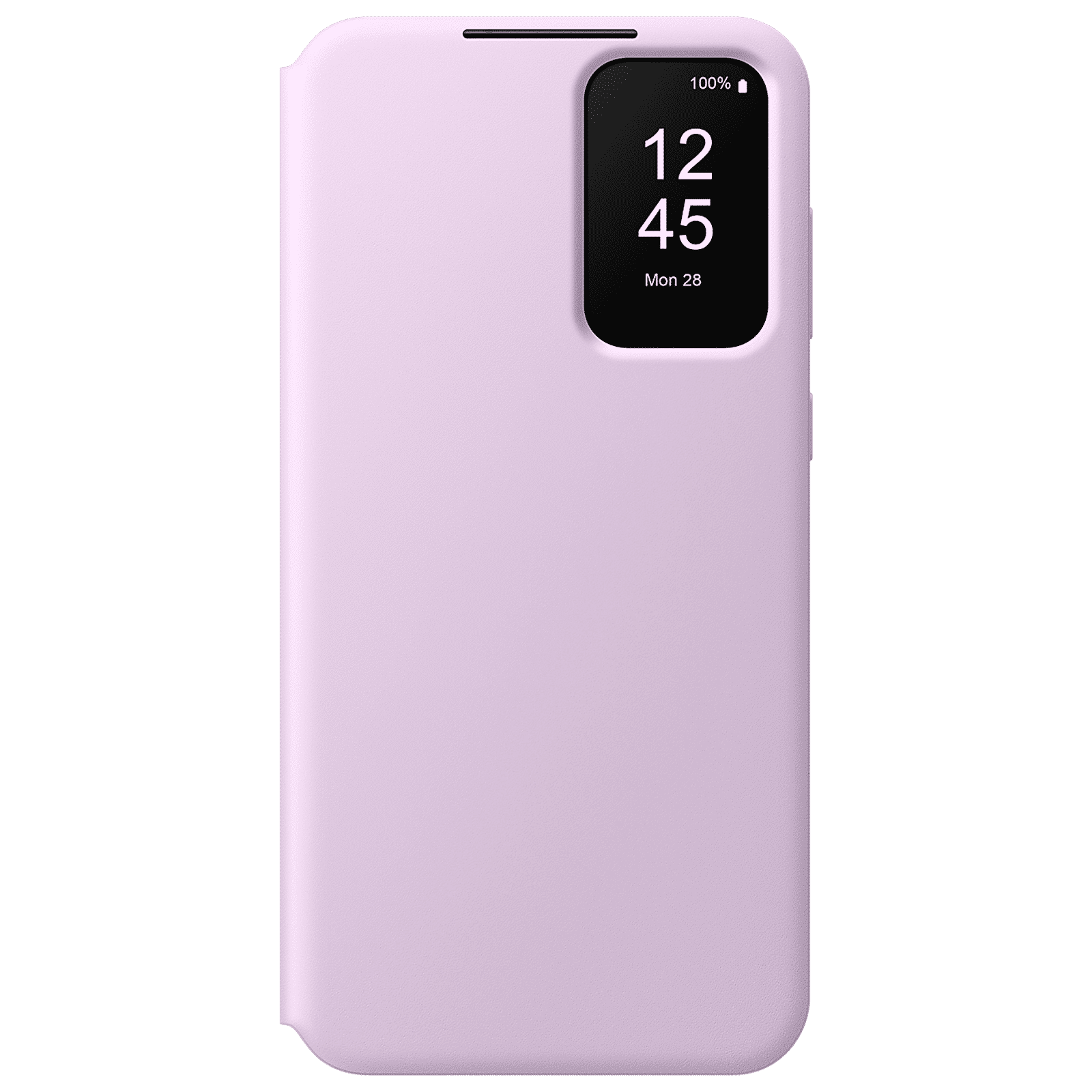 SAMSUNG Thermoplastic Polyurethane, Polyurethane & Polycarbonate Flip Cover for SAMSUNG Galaxy A55 5G (Small Smart Screen View, Lavender)_1