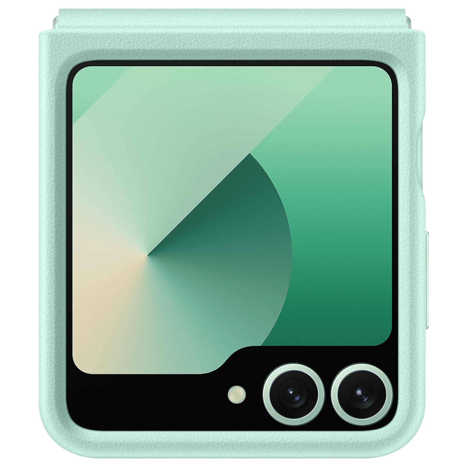 SAMSUNG Soft Back Cover for SAMSUNG Galaxy Z Flip 6 (Kindsuit, Mint)_1