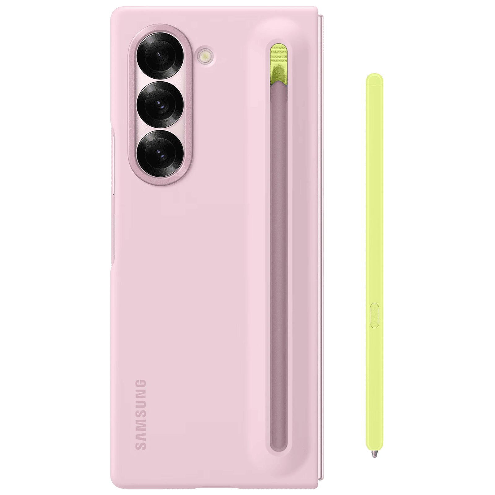 SAMSUNG Soft Back Cover for SAMSUNG Galaxy Z Fold 6 (S Pen, Pink)_2