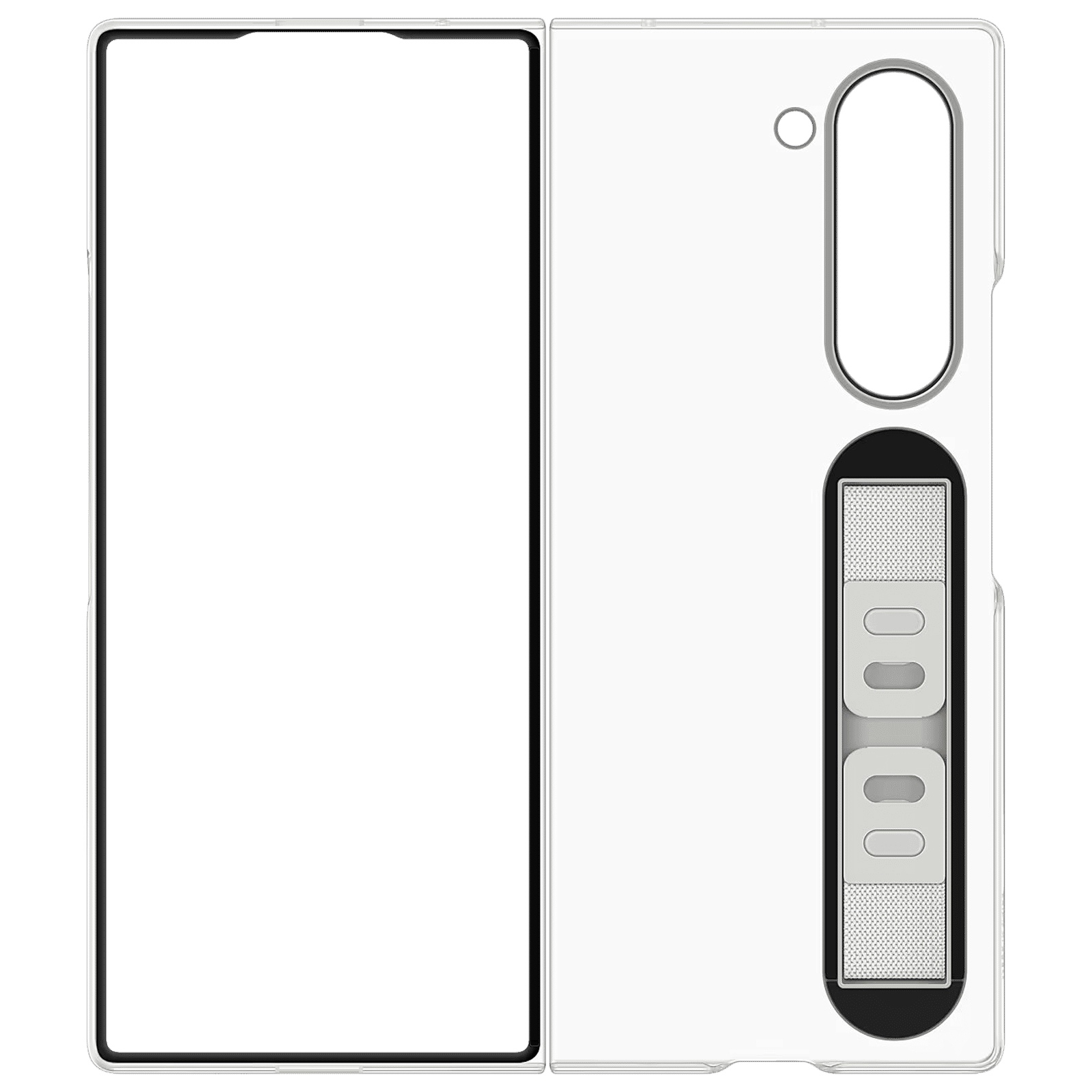 SAMSUNG Back Cover for SAMSUNG Galaxy Z Fold 6 (Sleek Design, Transparent)_3