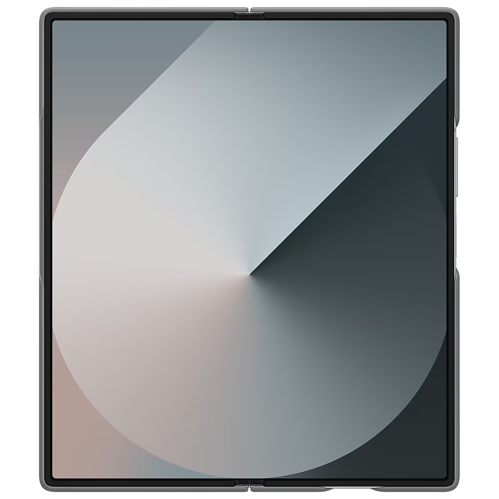 SAMSUNG Soft Back Cover for SAMSUNG Galaxy Z Fold 6 (Streamlined Design, Gray)_5