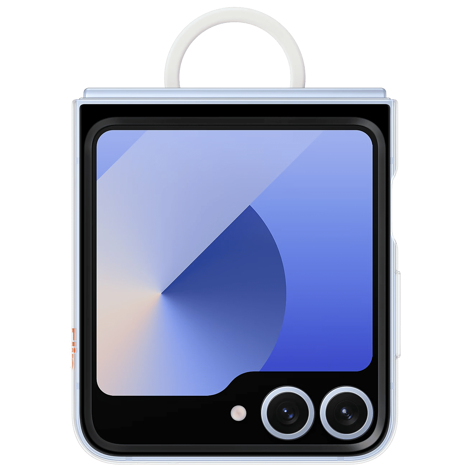 SAMSUNG Back Cover for SAMSUNG Galaxy Z Flip 6 (Chic Minimalist Look, Transparent)_1