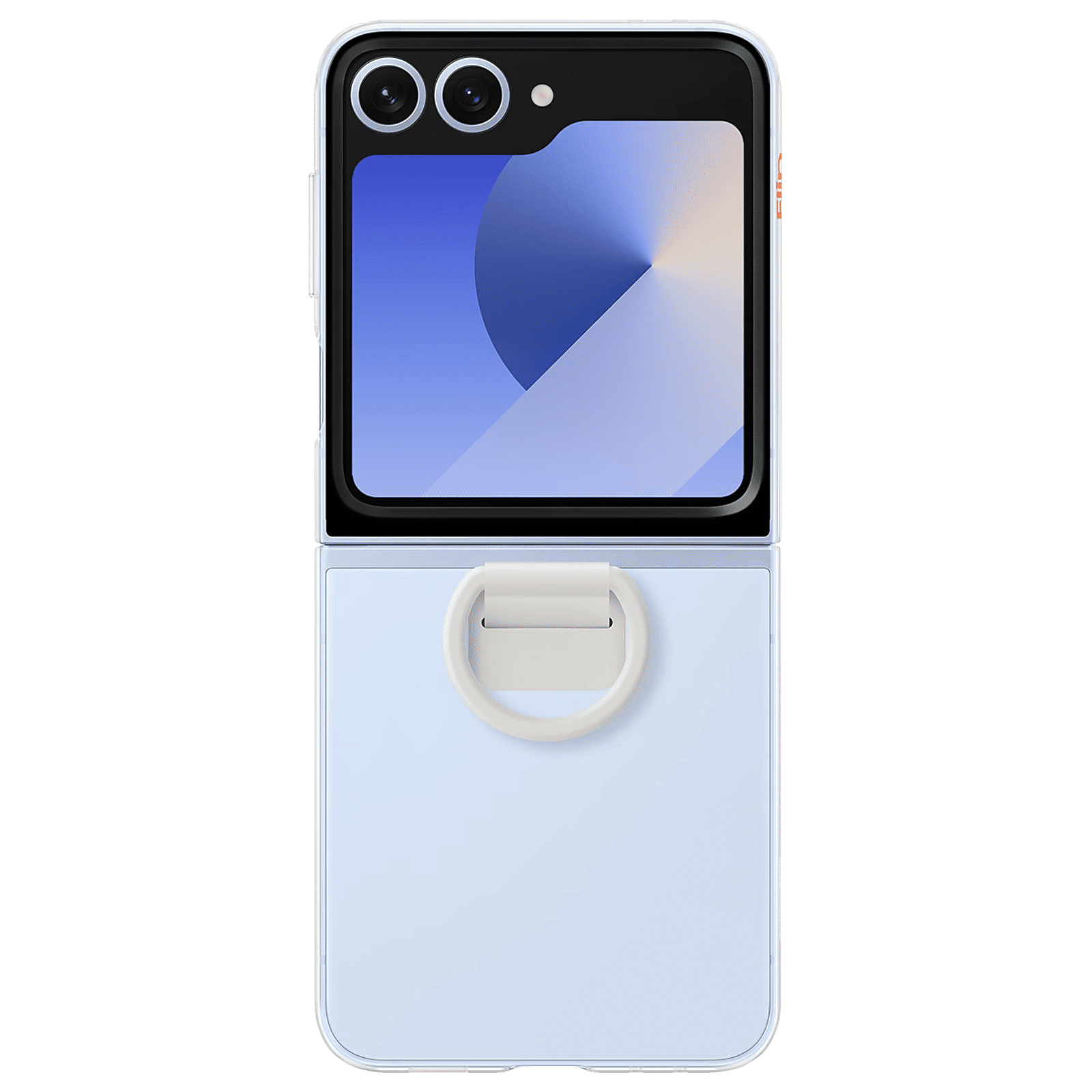 SAMSUNG Back Cover for SAMSUNG Galaxy Z Flip 6 (Chic Minimalist Look, Transparent)_2