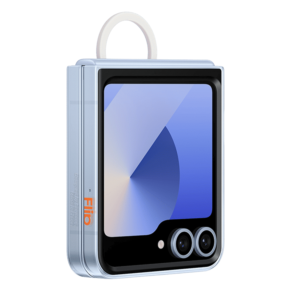 SAMSUNG Back Cover for SAMSUNG Galaxy Z Flip 6 (Chic Minimalist Look, Transparent)_6