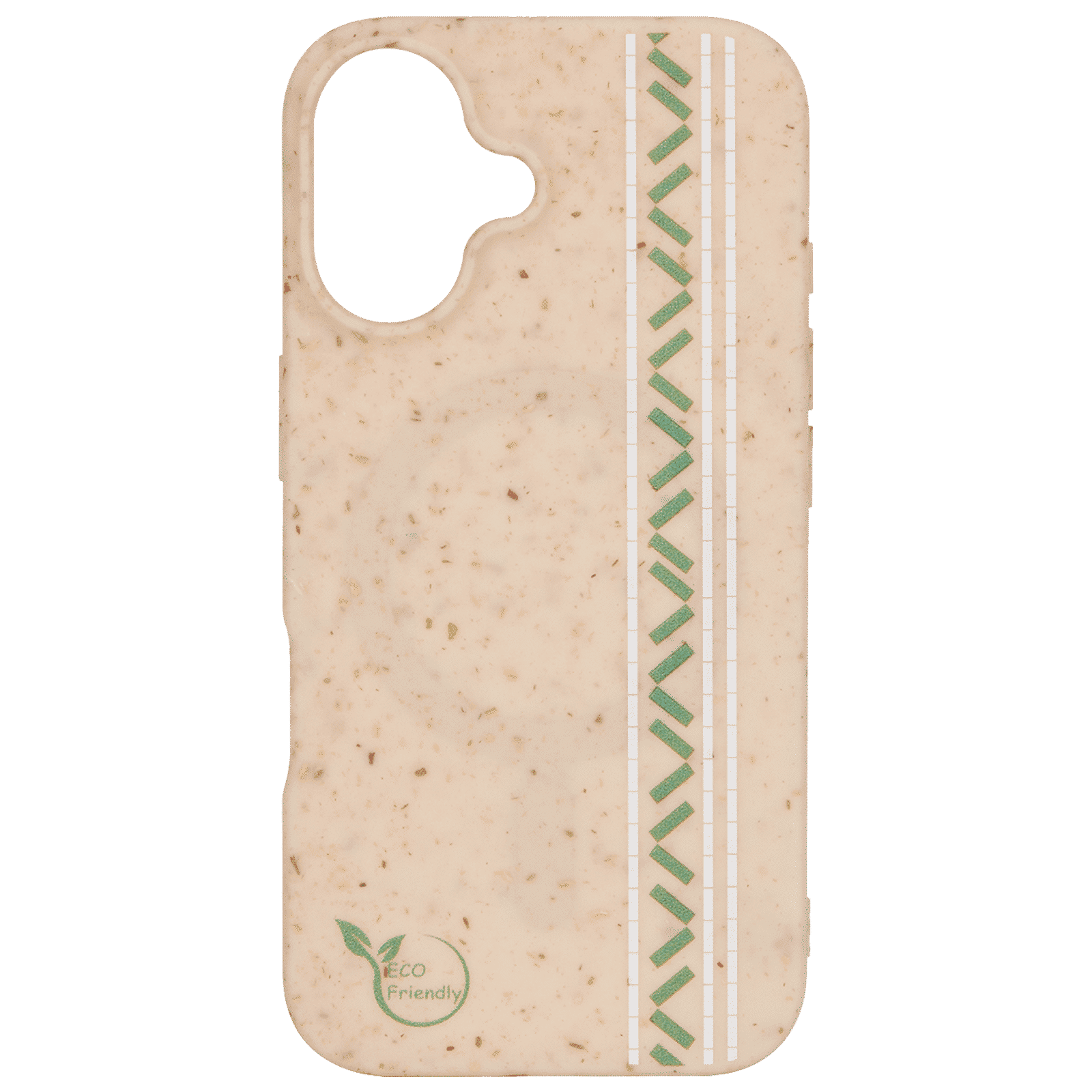 Croma Eco Back Cover for Apple iPhone 16 (Magsafe Compatible, Beige)_3