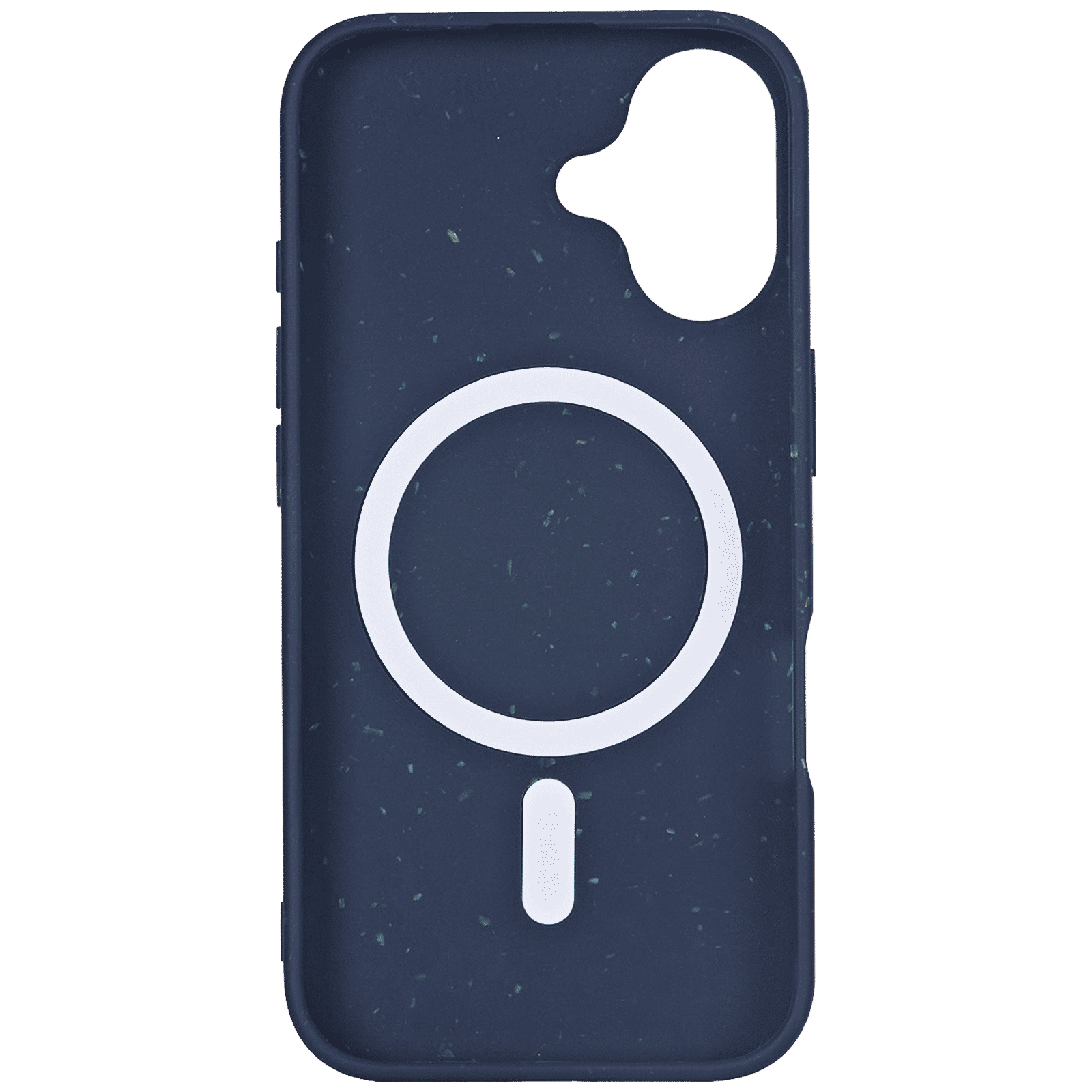 Croma Eco Back Cover for Apple iPhone 16 (Magsafe Compatible, Navy Blue)_5