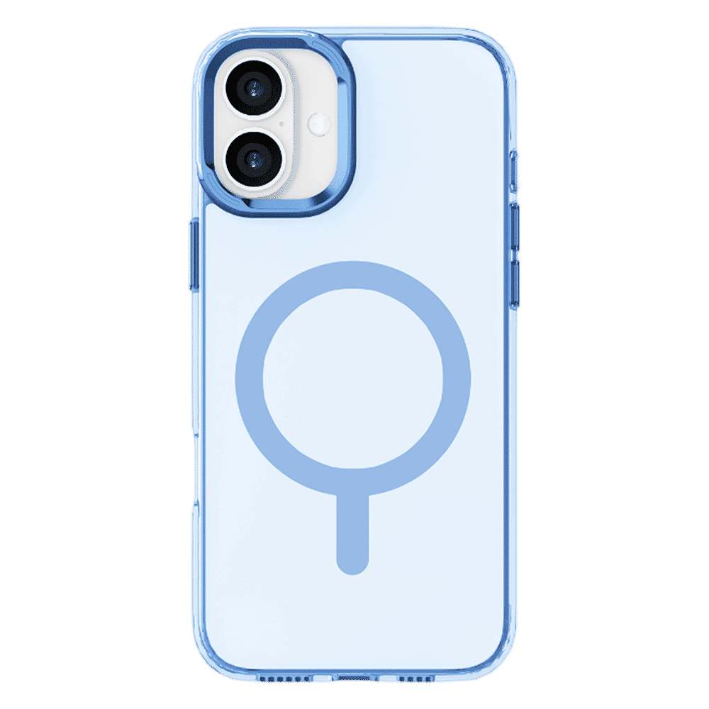 Muvtech Plyo SNAP Series TPU & Polycarbonate Back Cover for Apple iPhone 16 Plus (Wireless Charging Compatible, Black)_3