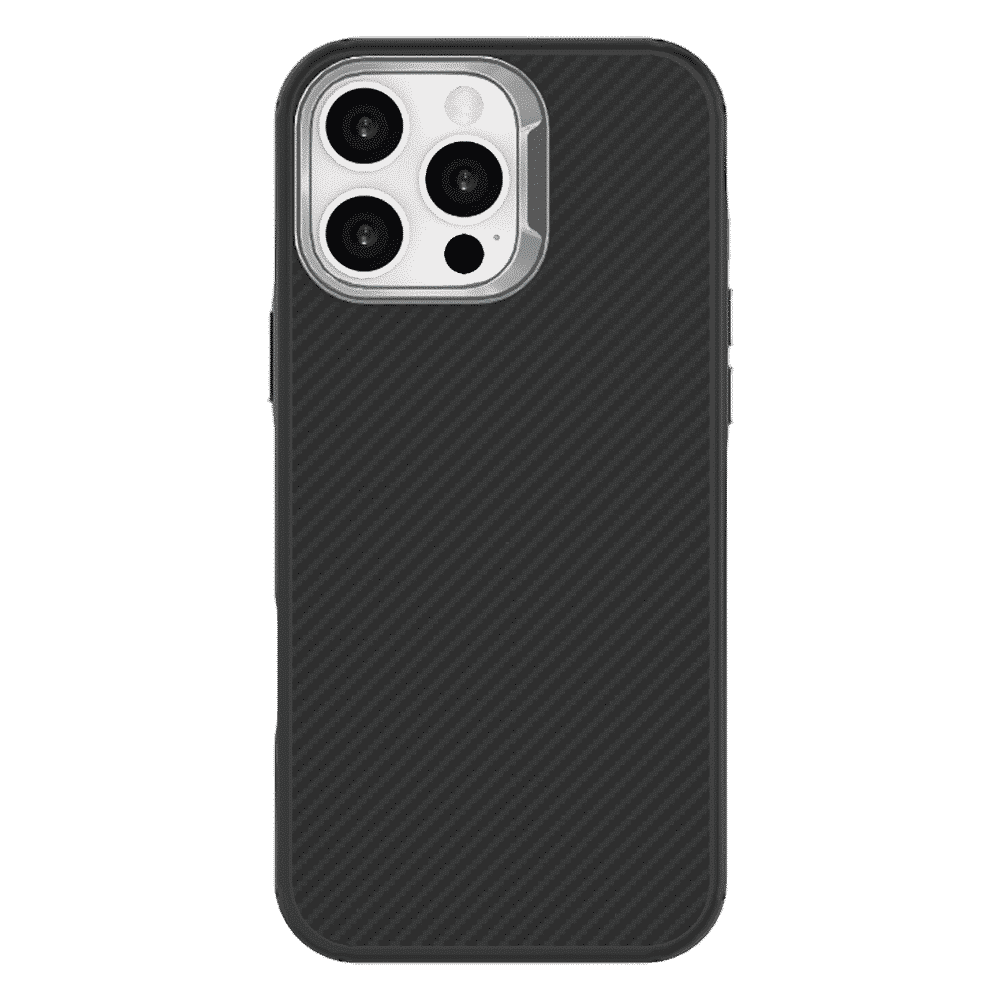 Muvtech CABO Snap Carbon Fiber Back Cover for Apple iPhone 16 Pro Max (Wireless Charging Compatible, Black) Muvtech CABO Snap Carbon Fiber Back Cover for Apple iPhone 16 Pro Max (Wireless Charging Compatible, Black)_2