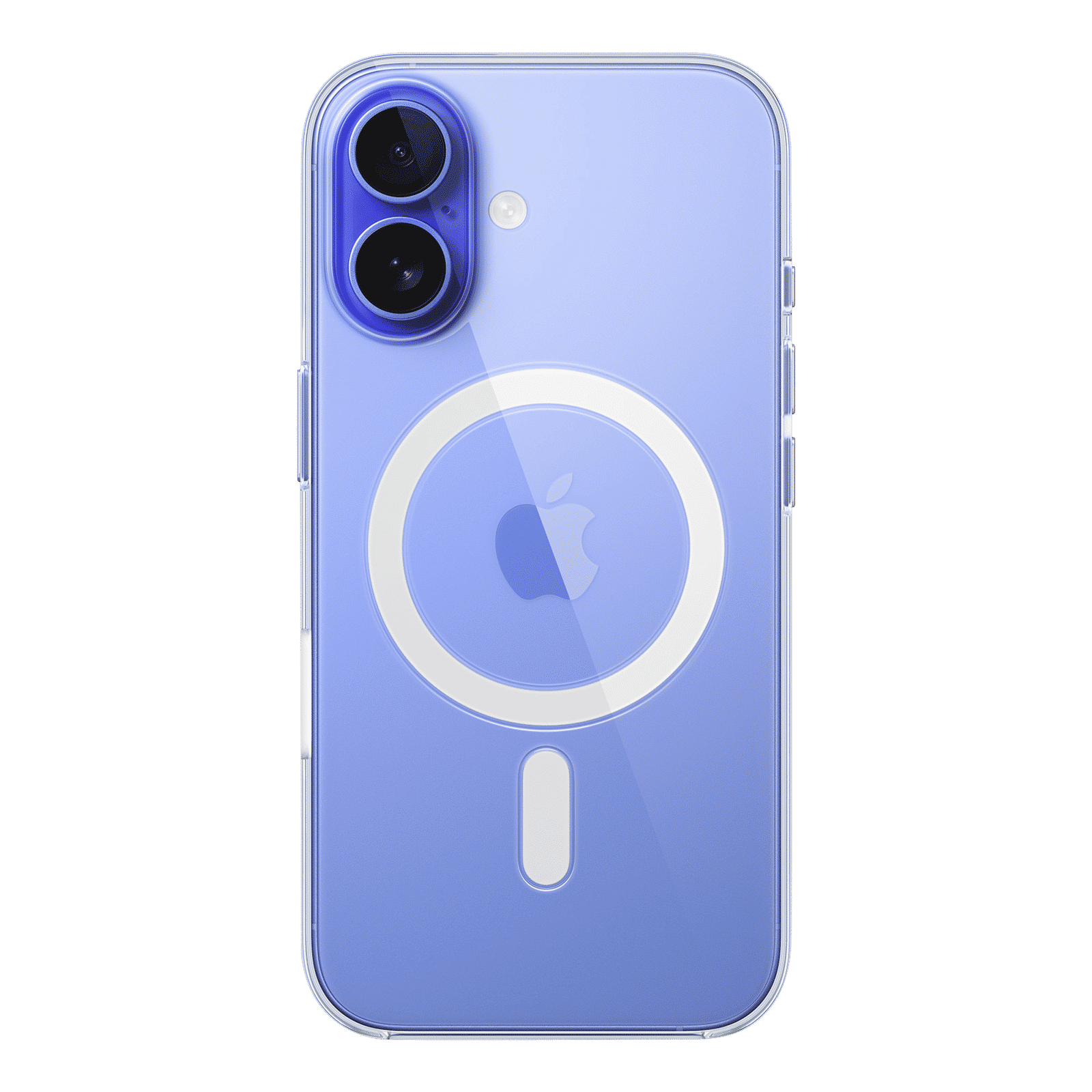 Apple Polycarbonate Back Cover for Apple iPhone 16 (MagSafe Charging Support, Clear)_1