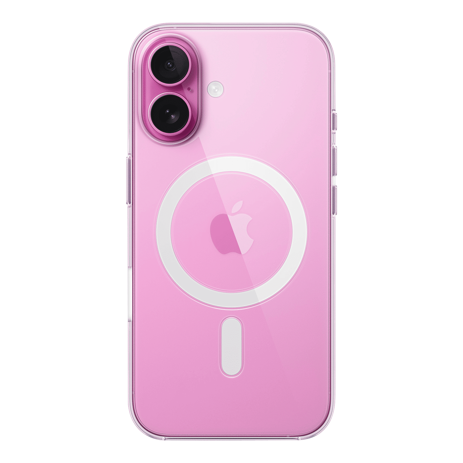 Apple Polycarbonate Back Cover for Apple iPhone 16 (MagSafe Charging Support, Clear)_3