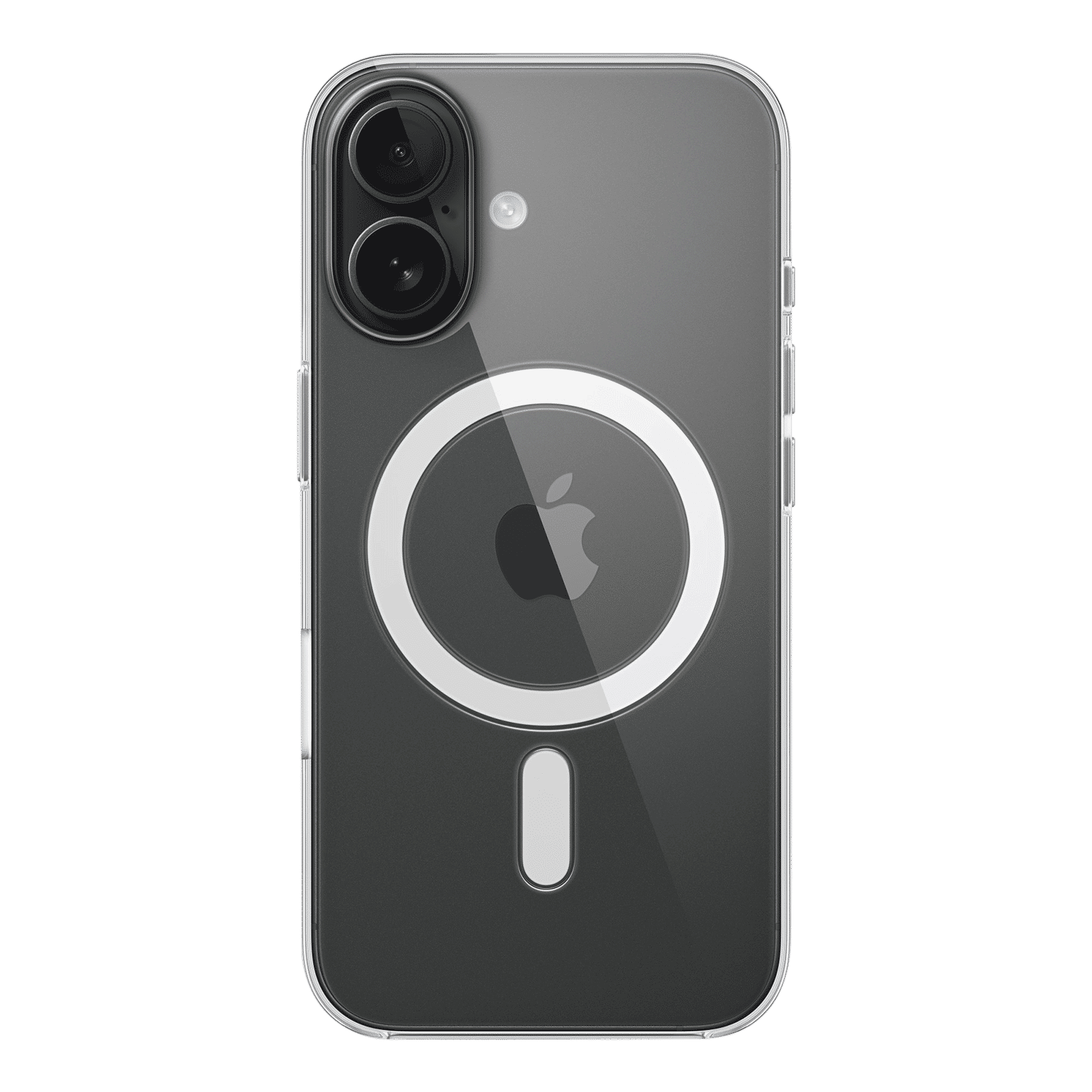 Apple Polycarbonate Back Cover for Apple iPhone 16 (MagSafe Charging Support, Clear)_5