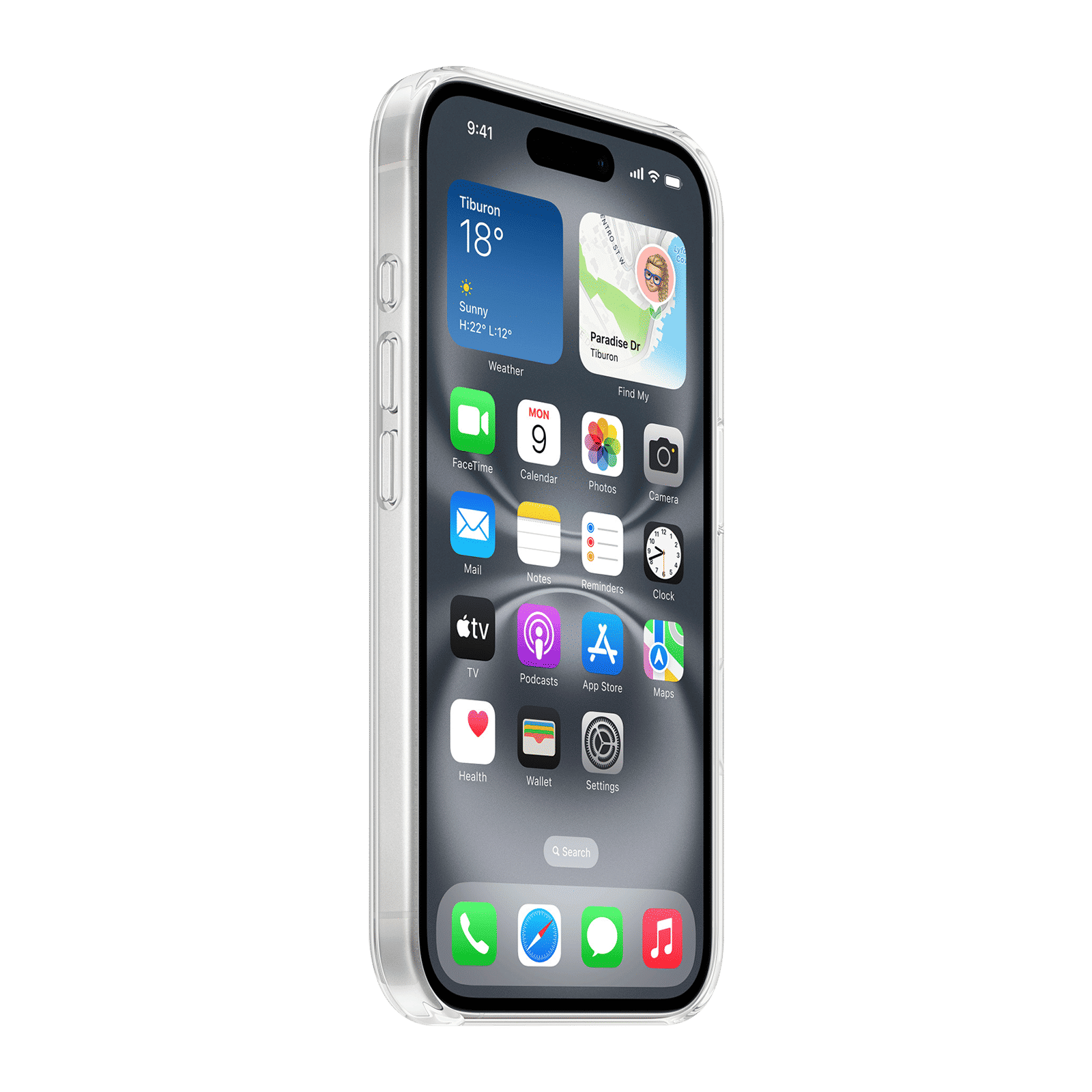 Apple Polycarbonate Back Cover for Apple iPhone 16 (MagSafe Charging Support, Clear)_6