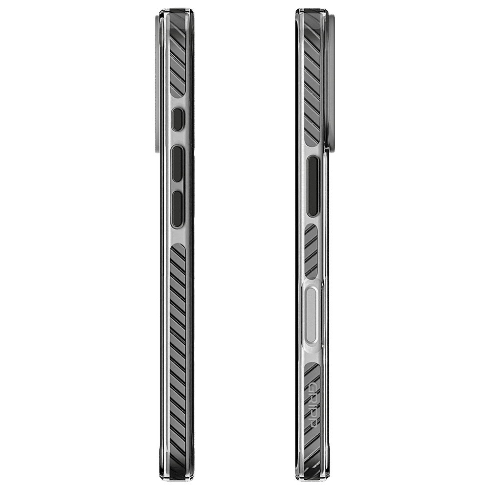 GRIPP Combat Hard TPU & Polycarbonate Back Cover for Apple iPhone 16 (MagSafe Compatible, Grey)_3
