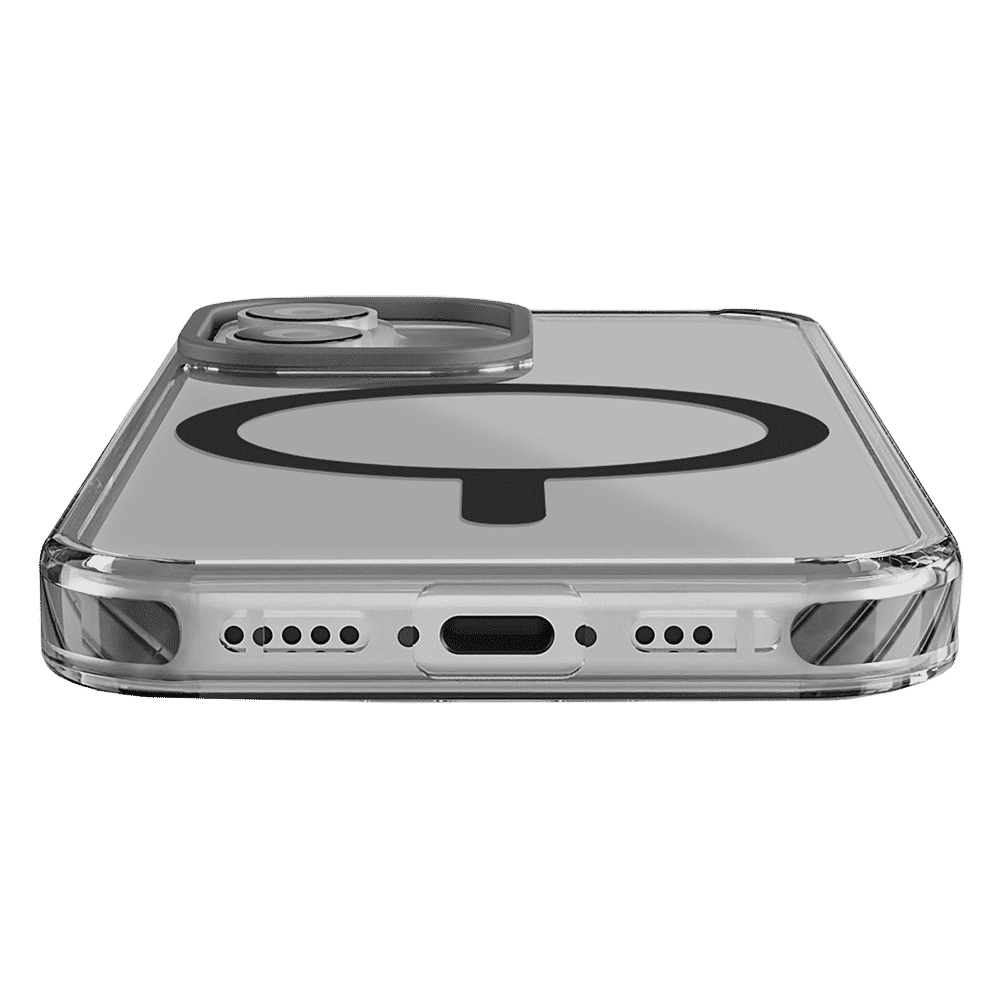 GRIPP Combat Hard TPU & Polycarbonate Back Cover for Apple iPhone 16 (MagSafe Compatible, Grey)_5