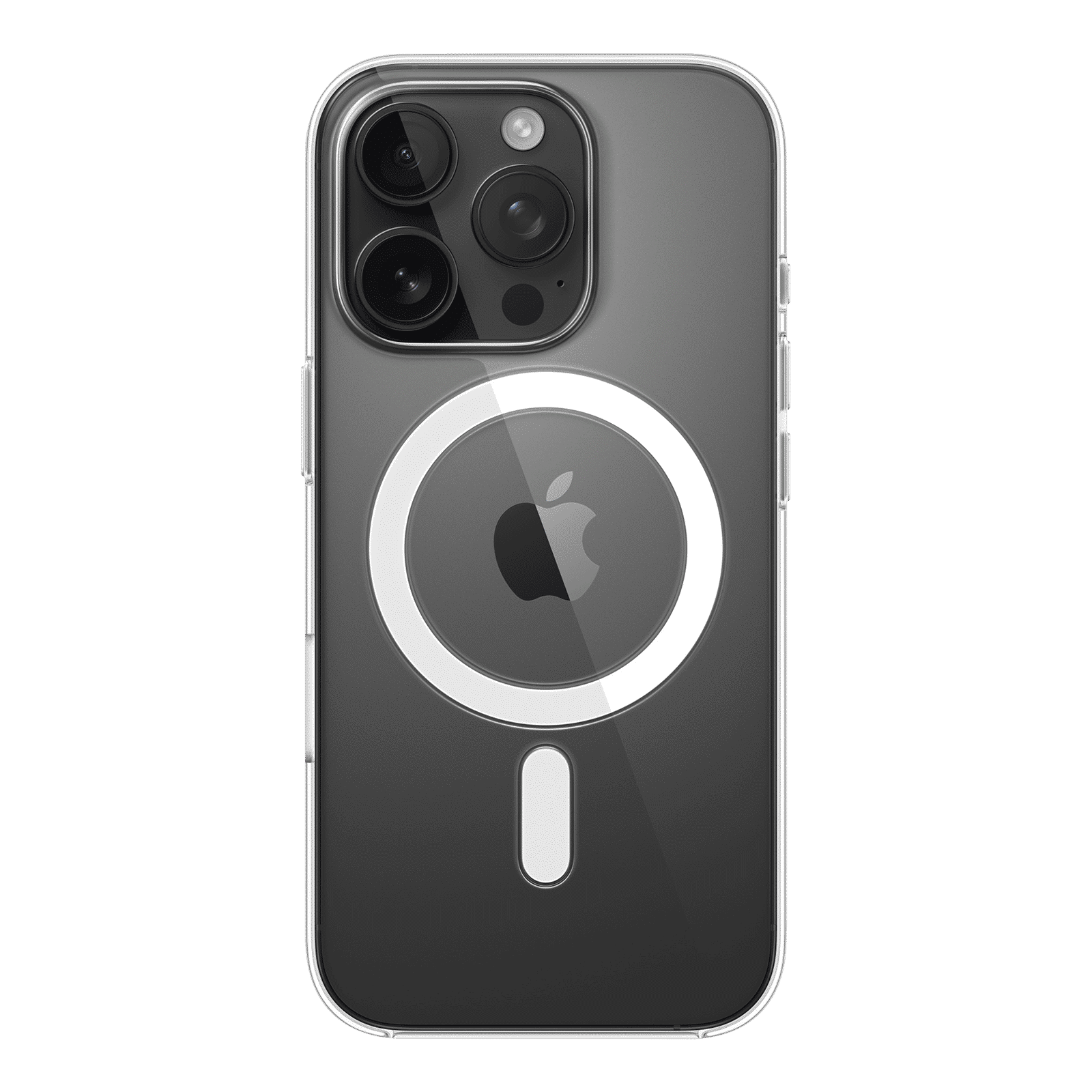 Apple Polycarbonate Back Cover for Apple iPhone 16 Pro (MagSafe Charging Support, Clear)_4