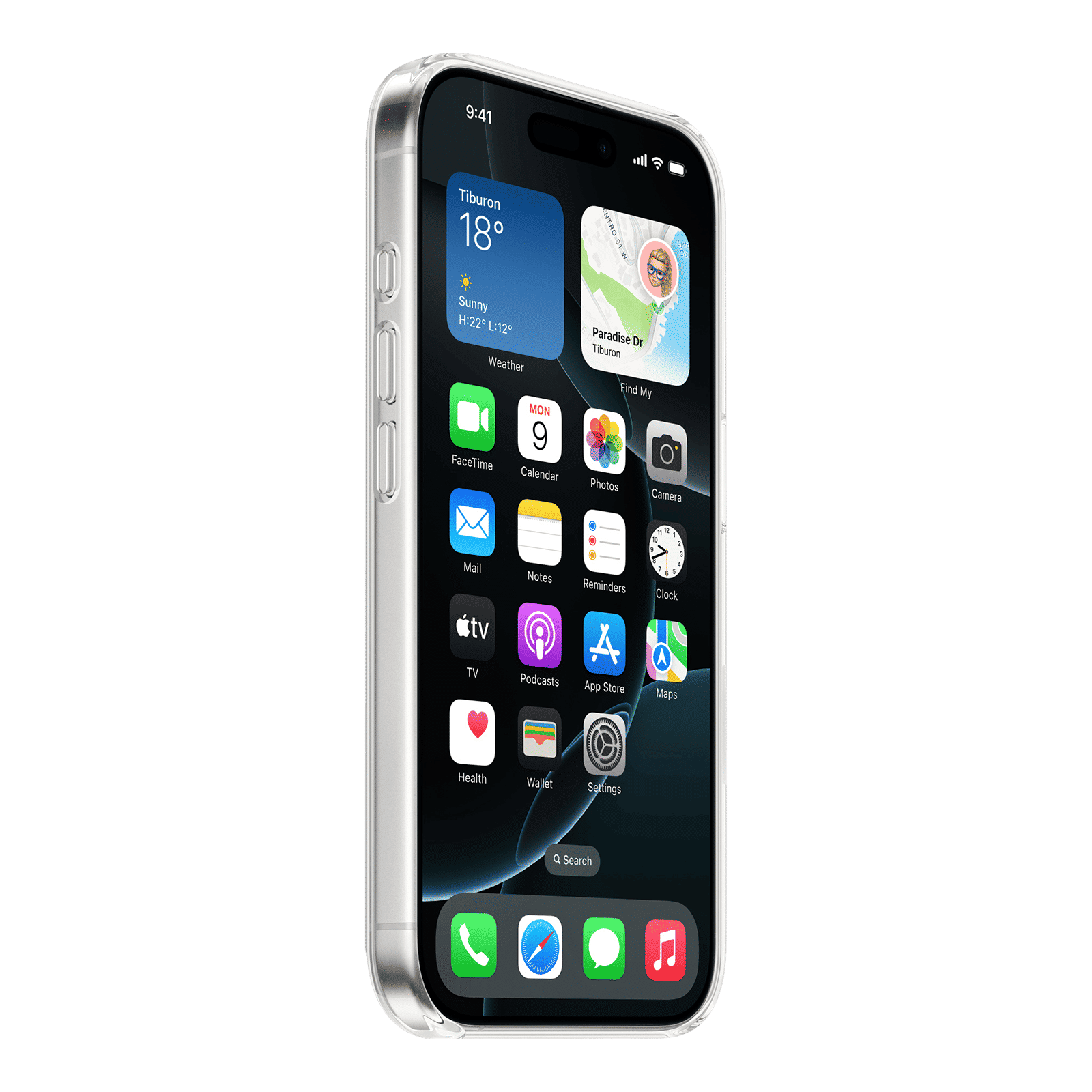 Apple Polycarbonate Back Cover for Apple iPhone 16 Pro (MagSafe Charging Support, Clear)_5