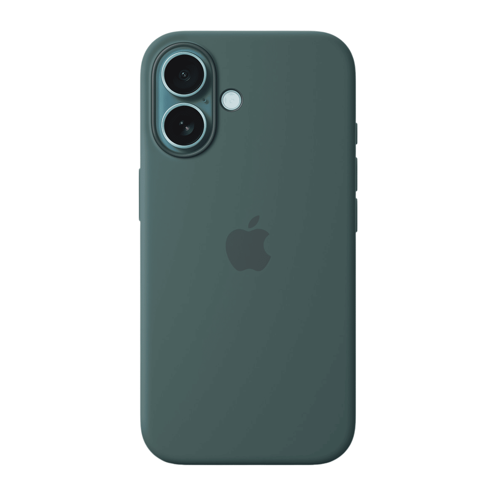 Apple Soft Silicone Back Cover for Apple iPhone 16 (MagSafe Charging Support, Lake Green)_2