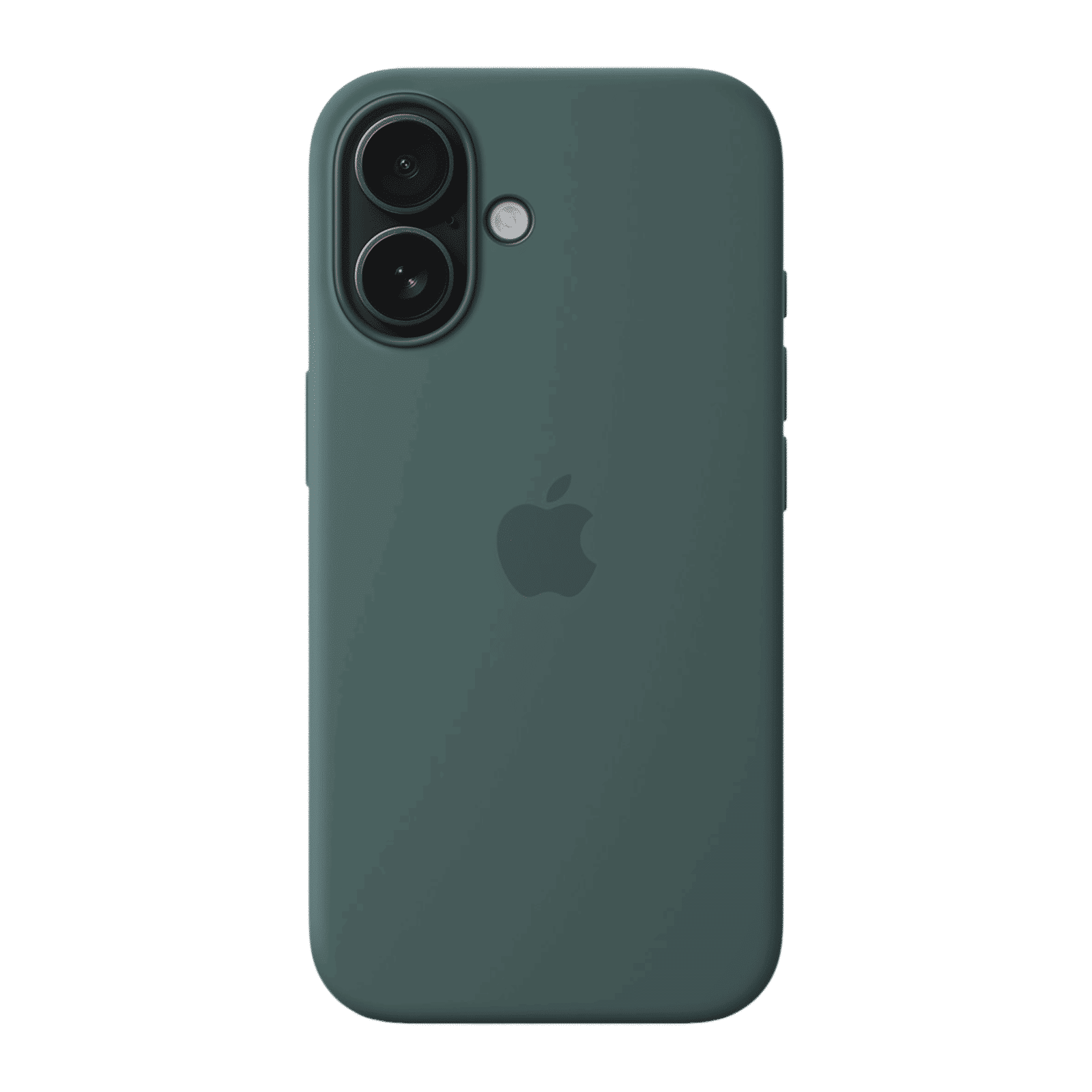 Apple Soft Silicone Back Cover for Apple iPhone 16 (MagSafe Charging Support, Lake Green)_5