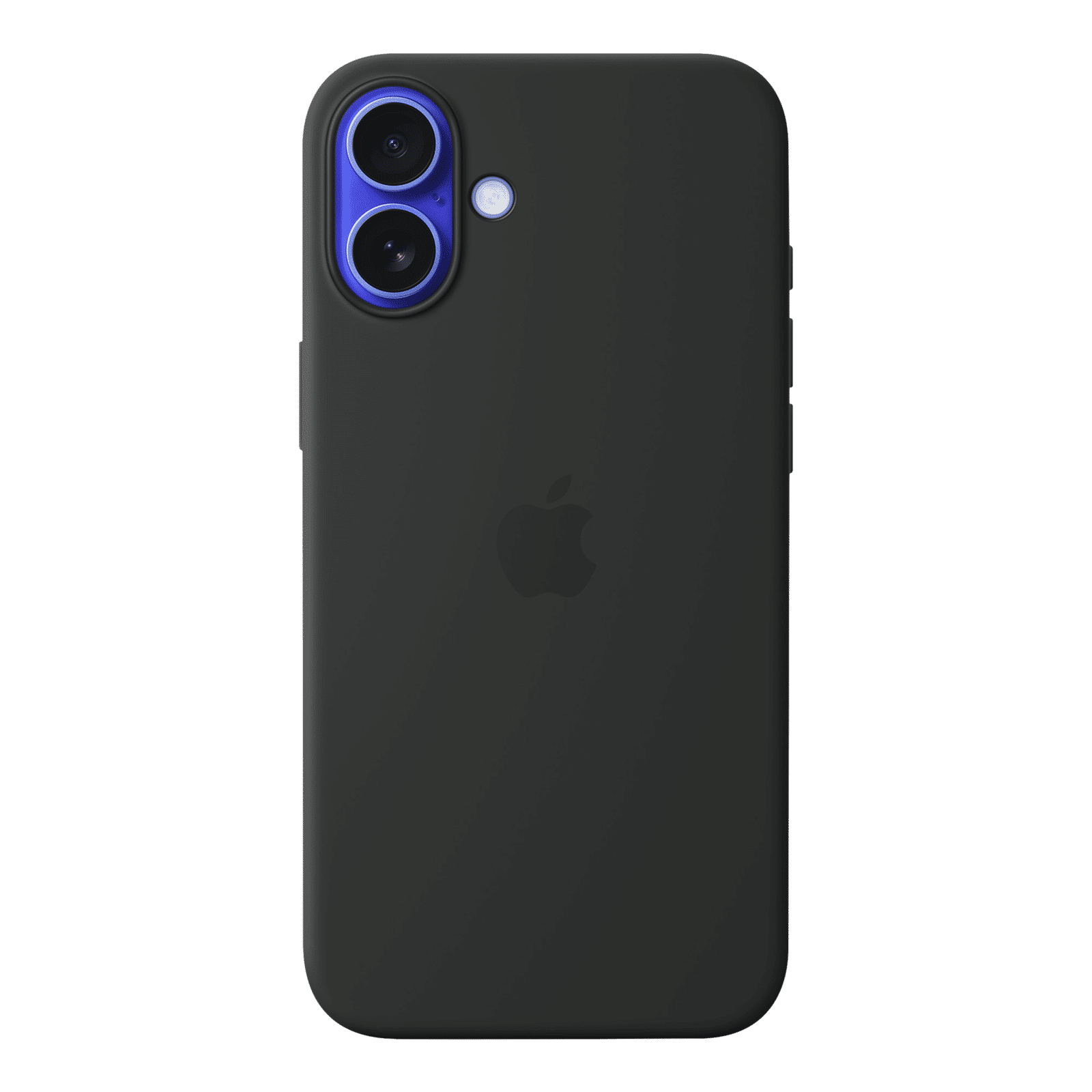 Apple Soft Silicone Back Cover for Apple iPhone 16 Plus (MagSafe Charging Support, Black)_1