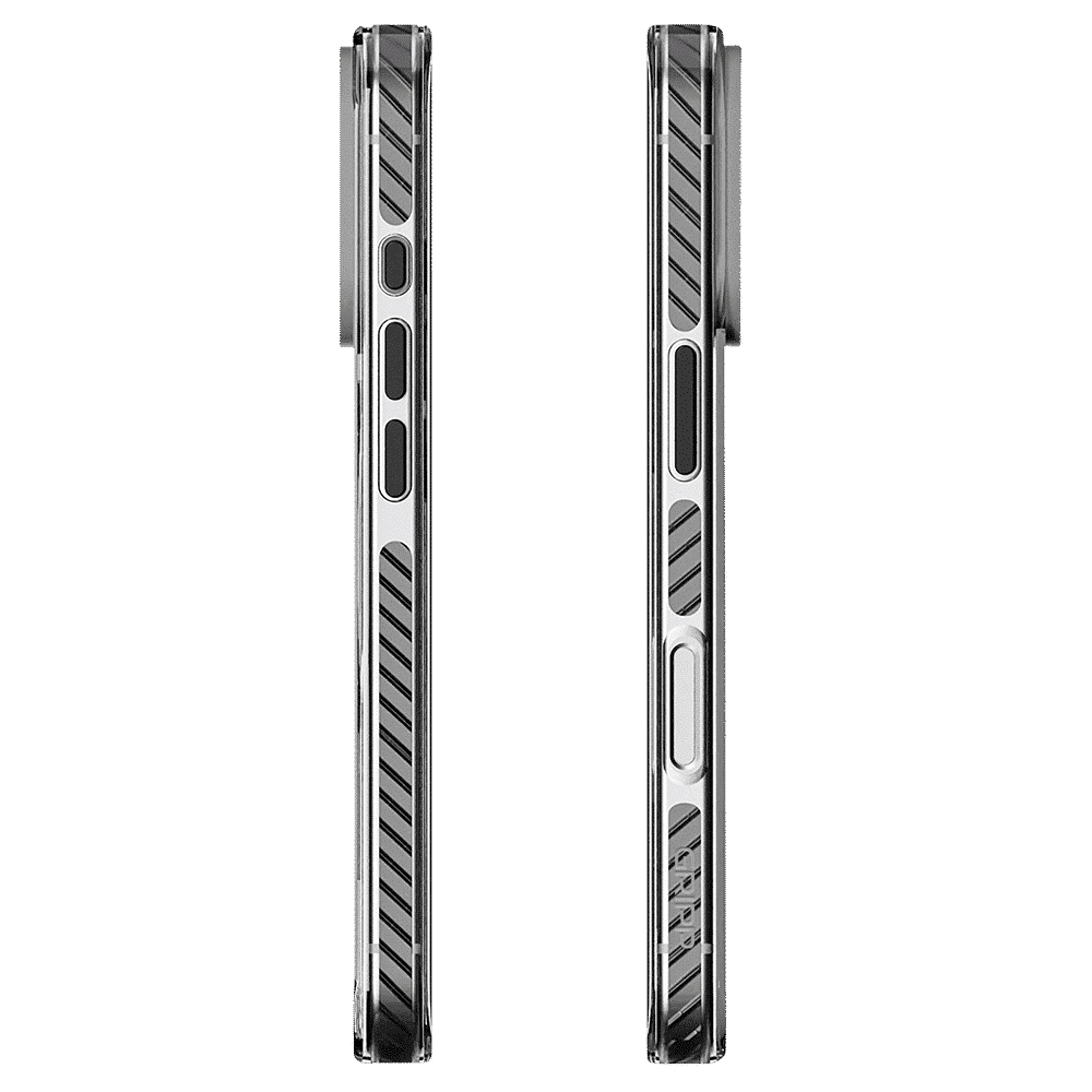 GRIPP Combat Hard TPU & Polycarbonate Back Cover for Apple iPhone 16 Pro (MagSafe Compatible, Grey)_3