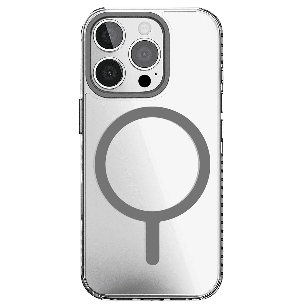 GRIPP Combat Hard TPU & Polycarbonate Back Cover for Apple iPhone 16 Pro (MagSafe Compatible, Grey)_5