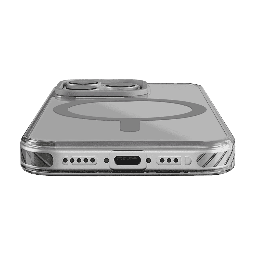 GRIPP Combat Hard TPU & Polycarbonate Back Cover for Apple iPhone 16 Pro (MagSafe Compatible, Grey)_5