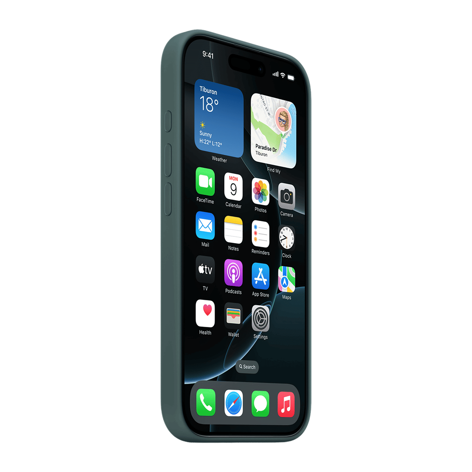 Apple Soft Silicone Back Cover for Apple iPhone 16 Pro (MagSafe Charging Support, Lake Green) Apple Soft Silicone Back Cover for Apple iPhone 16 Pro (MagSafe Charging Support, Lake Green)_5