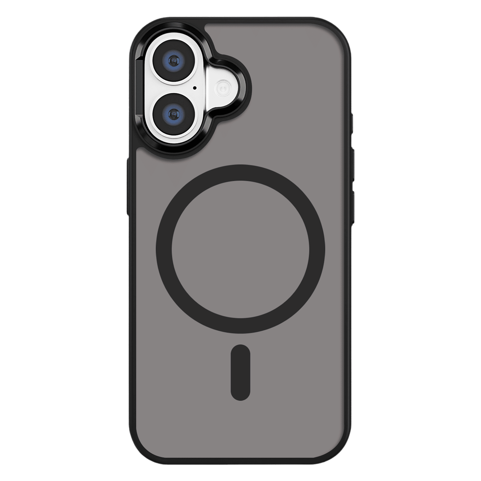 GRIPP Bolt Xtreme Hard & Soft TPU Back Cover for Apple iPhone 16 (MagSafe Compatible, Black)_3