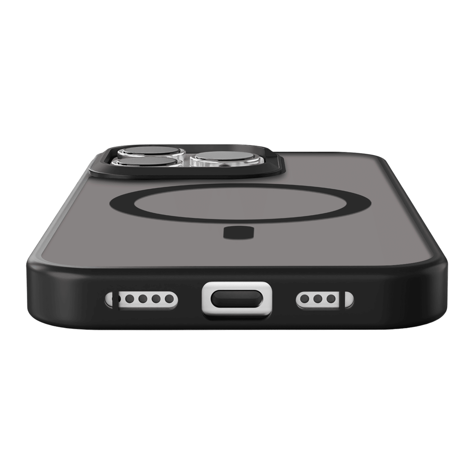 GRIPP Bolt Xtreme Hard & Soft TPU Back Cover for Apple iPhone 16 Pro (MagSafe Compatible, Black)_5