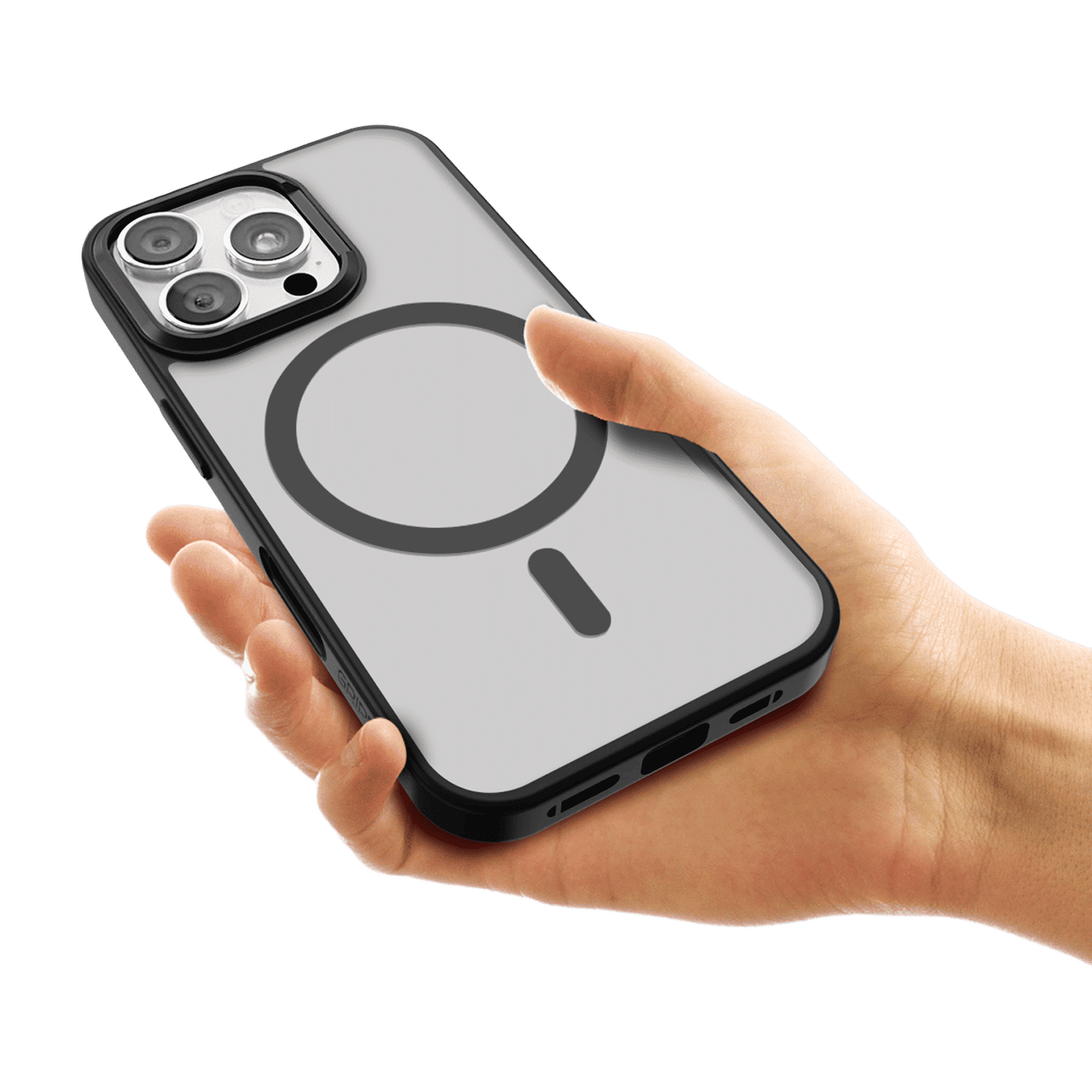 GRIPP Bolt Xtreme Hard & Soft TPU Back Cover for Apple iPhone 16 Pro (MagSafe Compatible, Black)_6