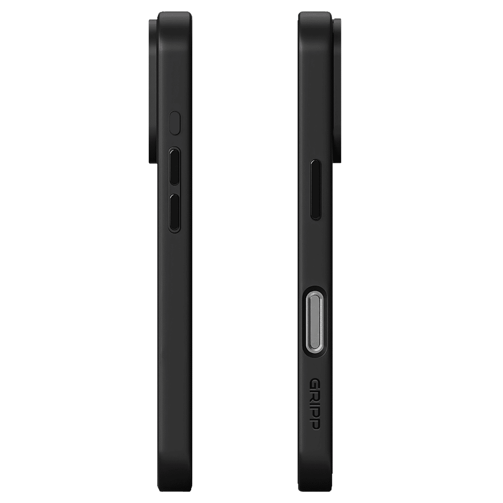 GRIPP Clarion Hard & Soft TPU & Polycarbonate Back Cover for Apple iPhone 16 Pro (MagSafe Compatible, Black)_3