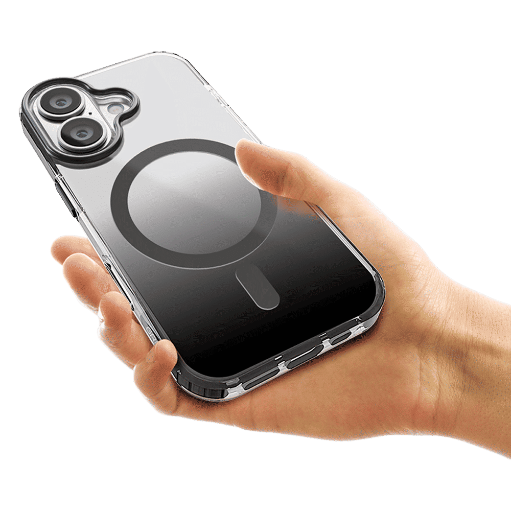 GRIPP Dusk TPU & Polycarbonate Back Cover for Apple iPhone 16 Plus (MagSafe Compatible, Black)_6