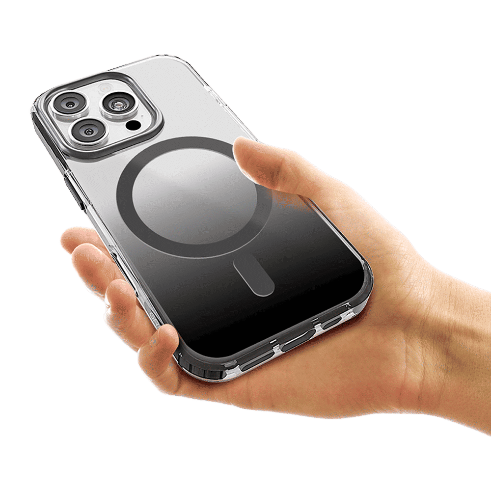 GRIPP Dusk TPU & Polycarbonate Back Cover for Apple iPhone 16 Pro (MagSafe Compatible, Black)_6