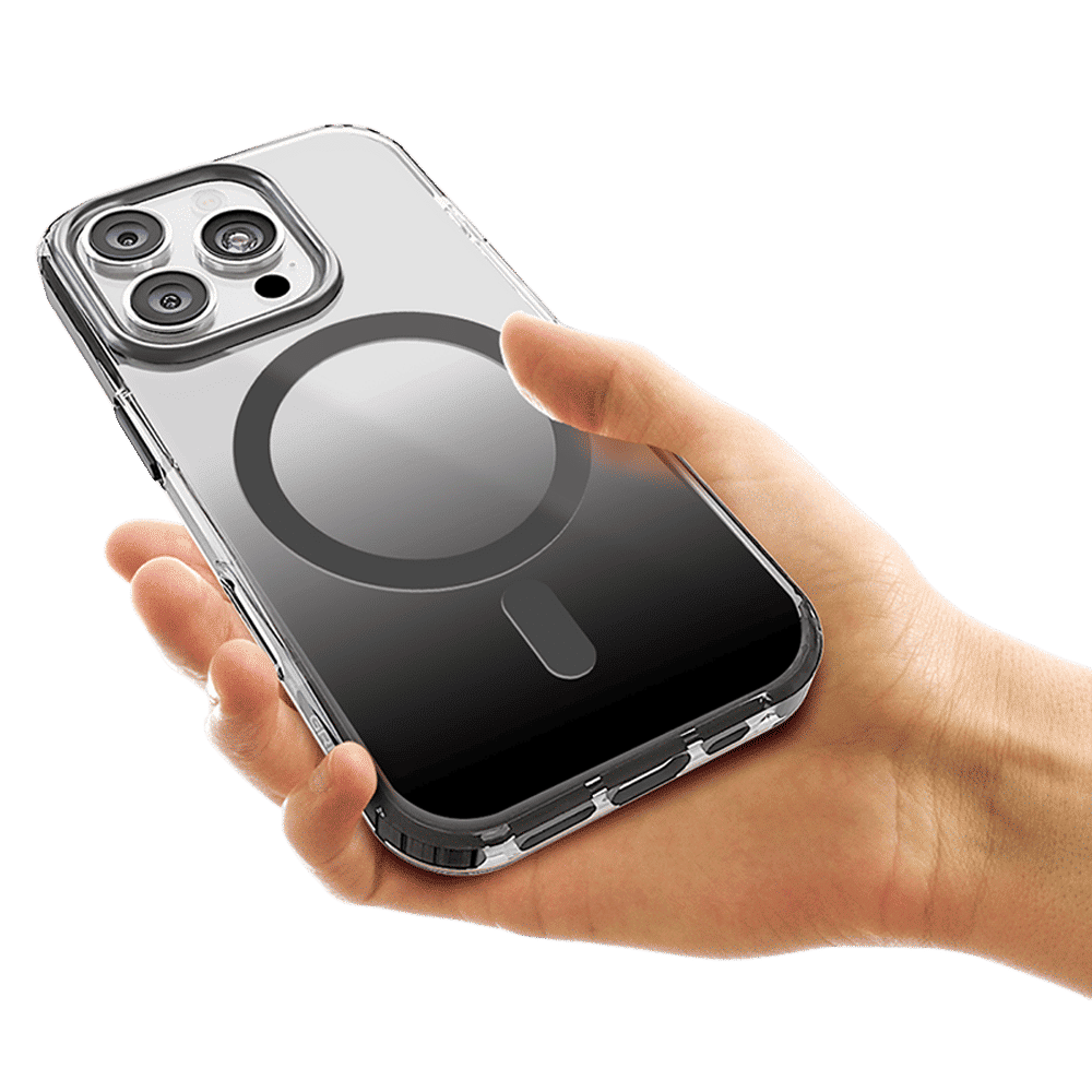 GRIPP Dusk TPU & Polycarbonate Back Cover for Apple iPhone 16 Pro Max (MagSafe Compatible, Black)_6