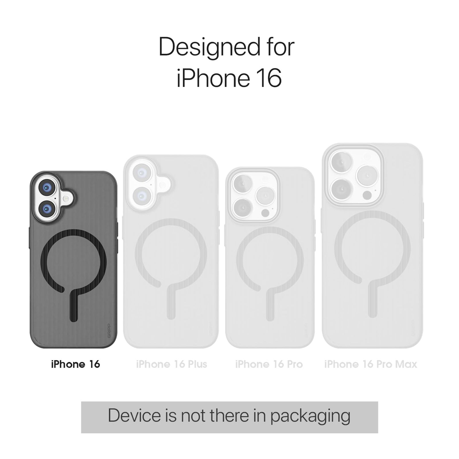 GRIPP Slimfit TPU Back Cover for Apple iPhone 16 (MagSafe Charging Support, Blue)_8