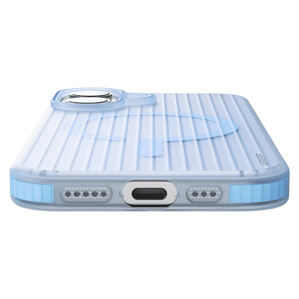 GRIPP Slimfit TPU Back Cover for Apple iPhone 16 (MagSafe Charging Support, Blue)_5