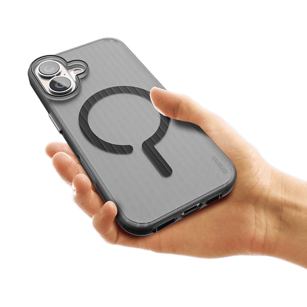 GRIPP Slimfit TPU Back Cover for Apple iPhone 16 Plus (MagSafe Charging Support, Black)_6