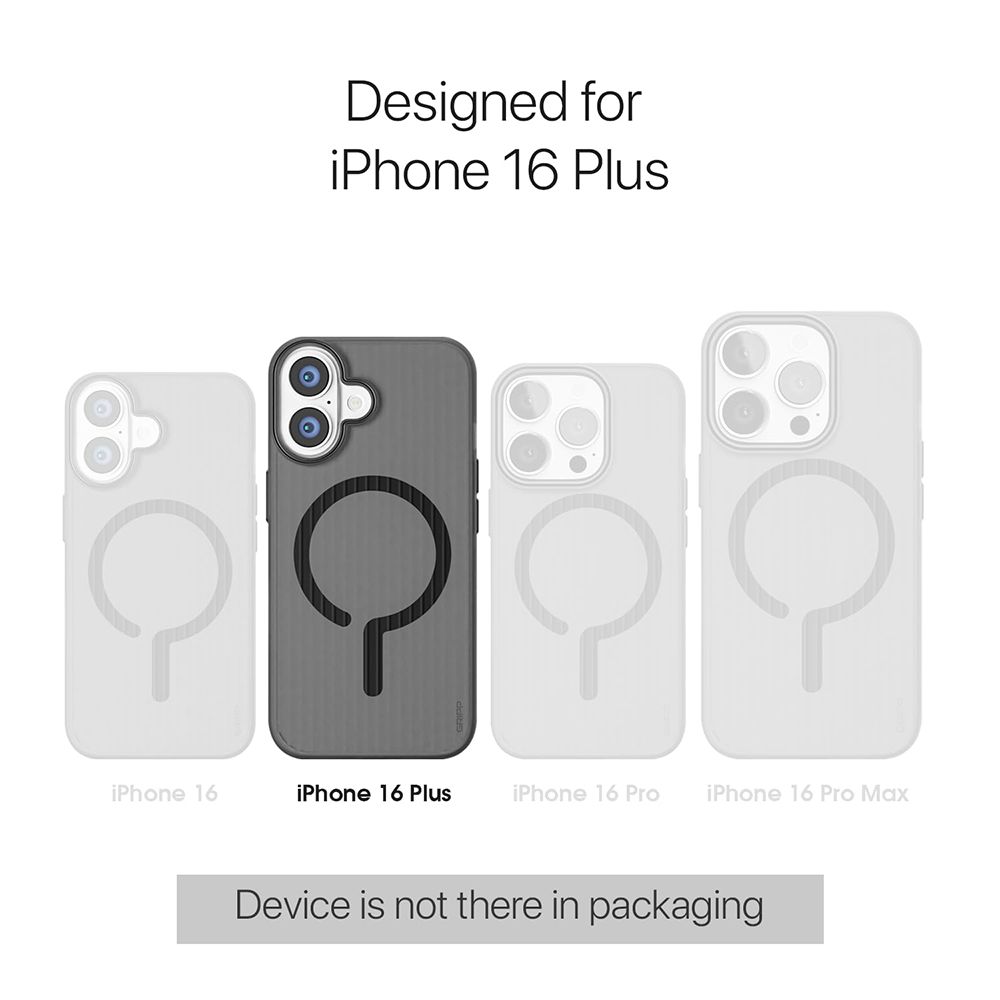 GRIPP Slimfit TPU Back Cover for Apple iPhone 16 Plus (MagSafe Charging Support, Blue)_11