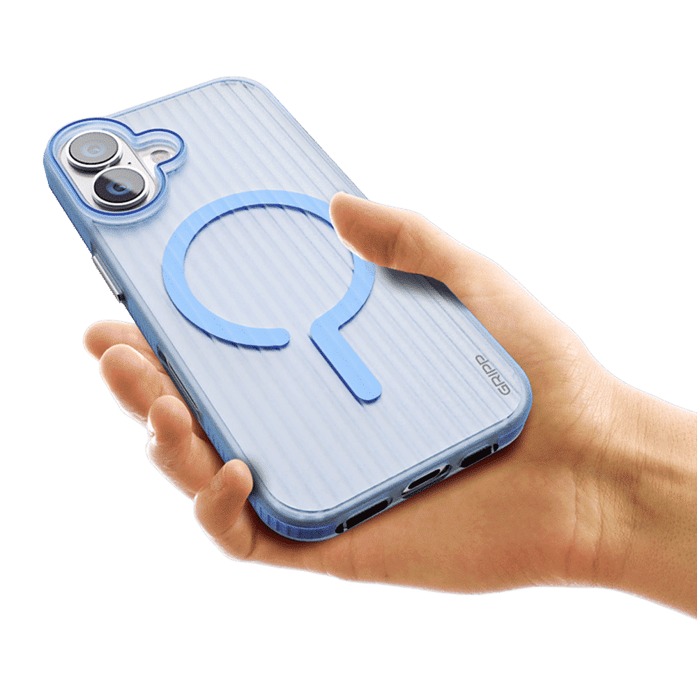 GRIPP Slimfit TPU Back Cover for Apple iPhone 16 Plus (MagSafe Charging Support, Blue)_7